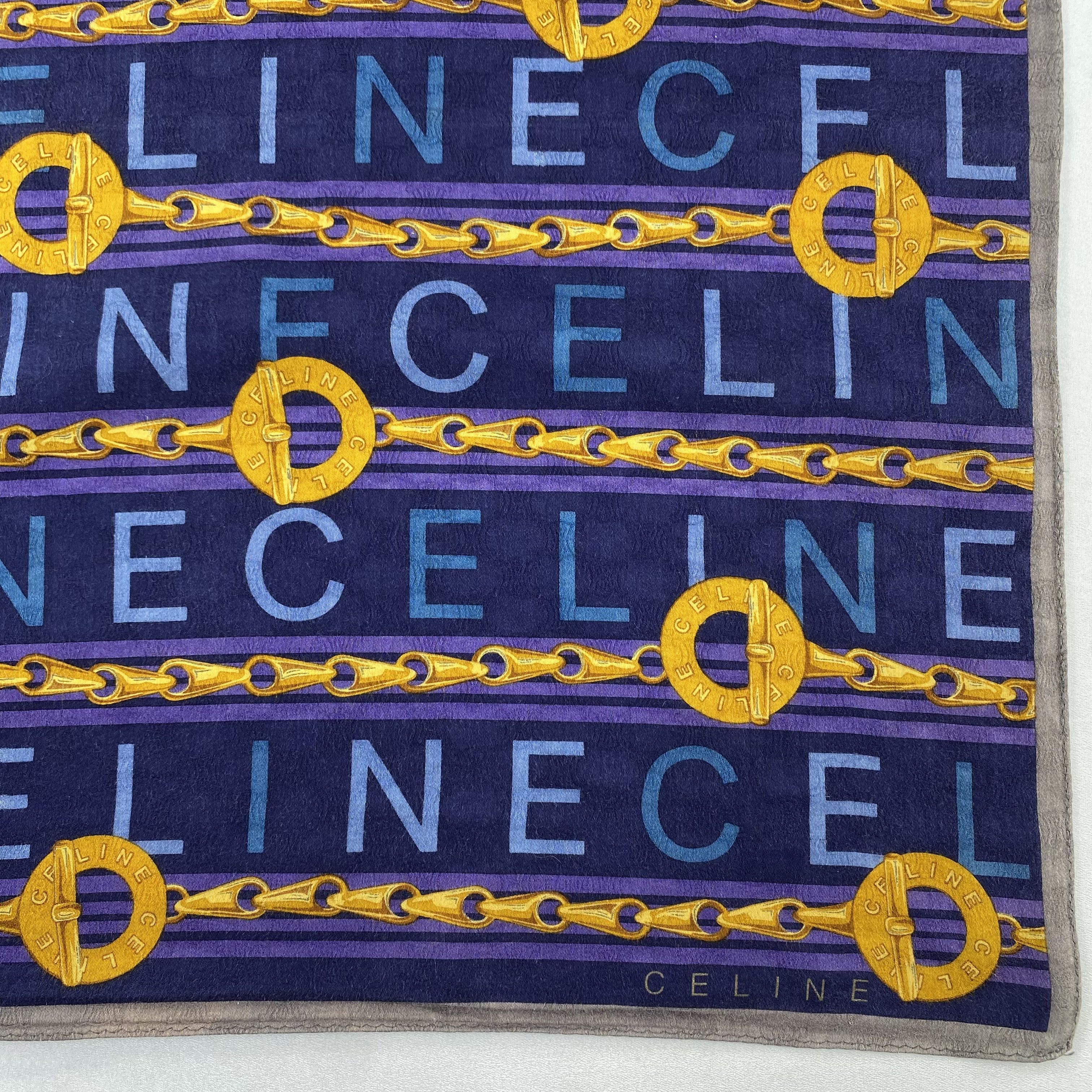 Celine Celine Handkerchief / Bandana / Neckerchief C853 Size ONE SIZE - 4 Thumbnail