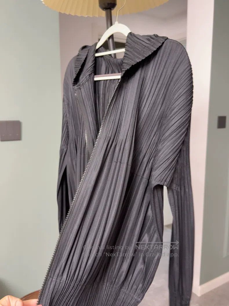 Issey Miyake Issey Miyake Black Cardigan Coat Size L / US 10 / IT 46 - 4 Thumbnail