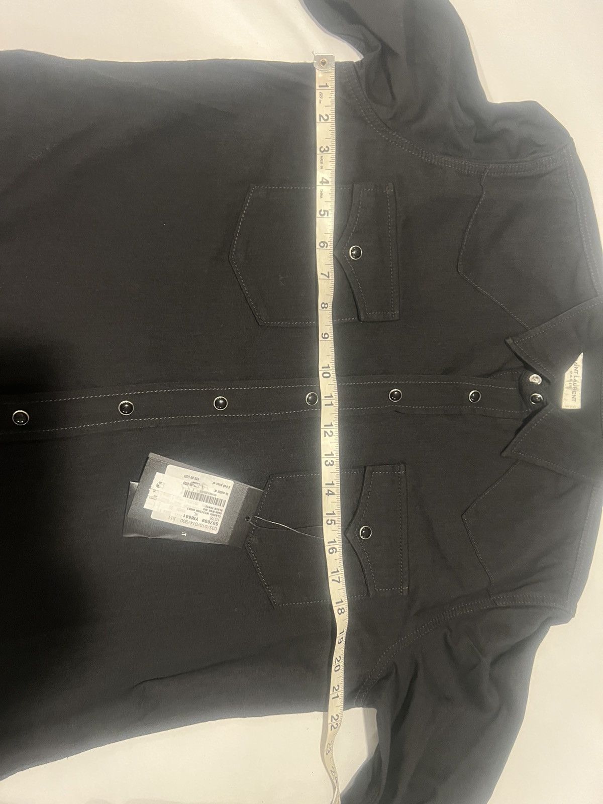 Saint Laurent Paris Saint Laurent western denim shirt. XL. $920 Size US L / EU 52-54 / 3 - 5 Thumbnail