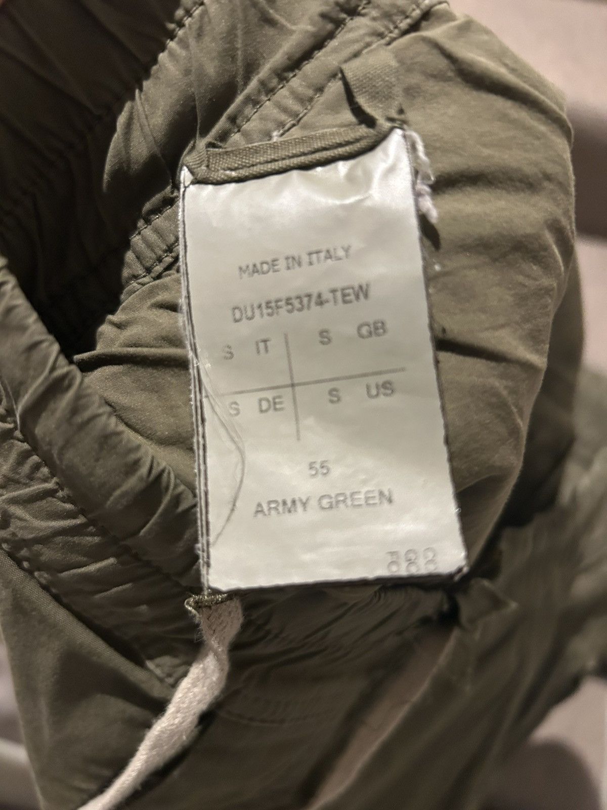 Rick Owens Drkshdw Rick Owens Army Green Cargo Pants Size US 32 / EU 48 - 10 Thumbnail