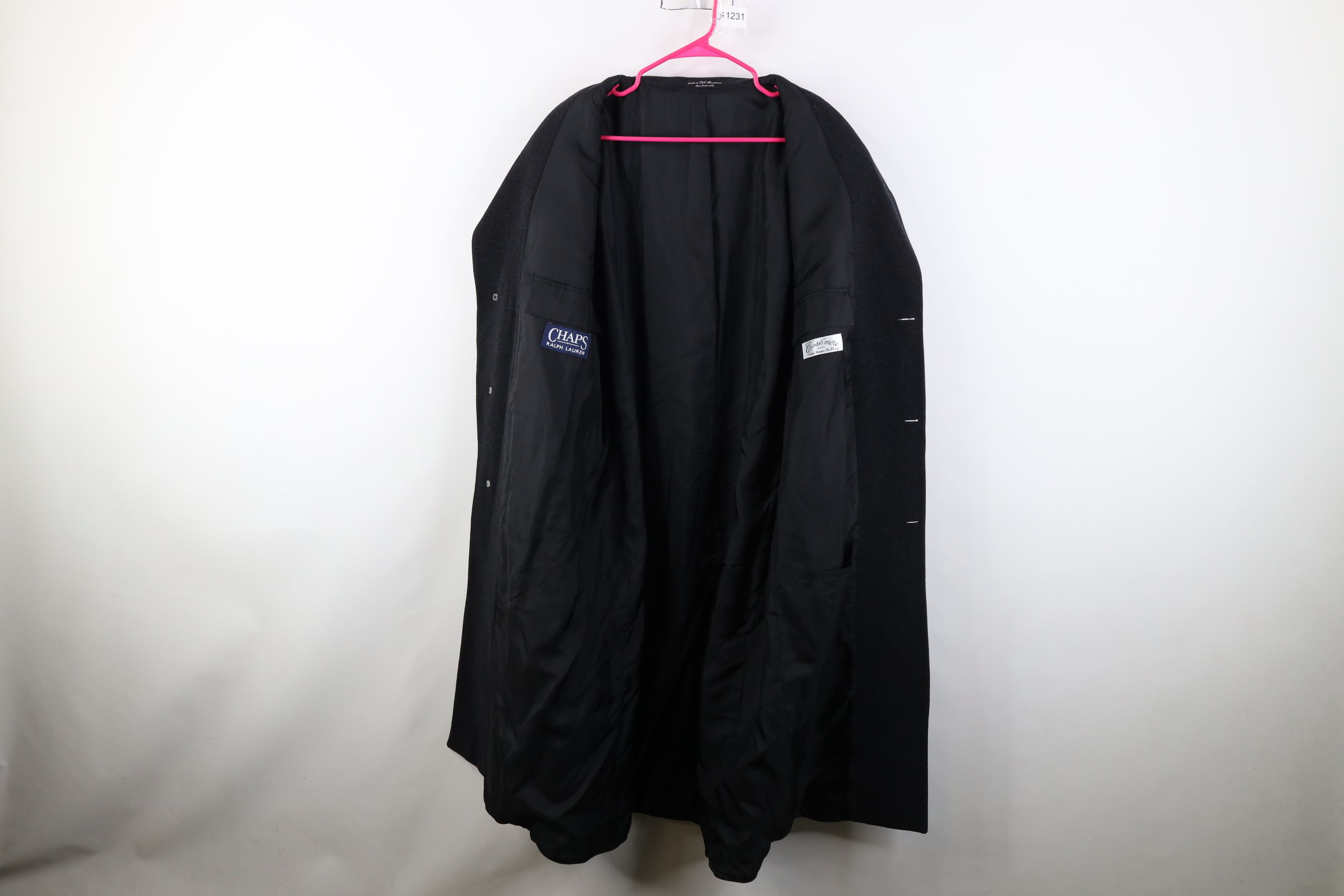 Polo Ralph Lauren Vintage 90s Chaps Ralph Lauren Overcoat Jacket Charcoal Gray Size US XXL / EU 58 / 5 - 9 Thumbnail