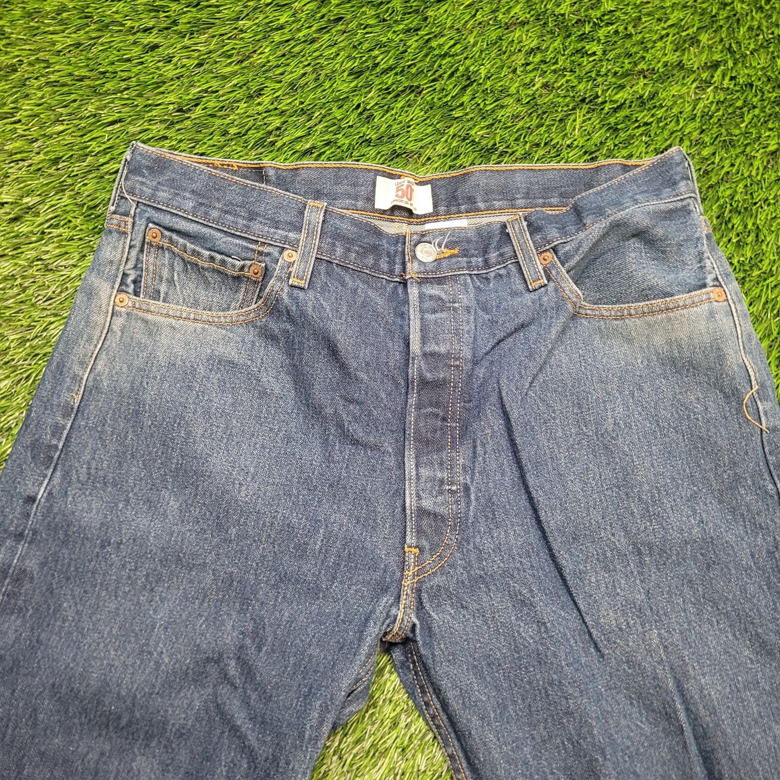 Levi's Levis 501 XX Straight Leg Jeans Waist 36 Inseam 28 Tag 36x30 Size US 36 / EU 52 - 2 Thumbnail