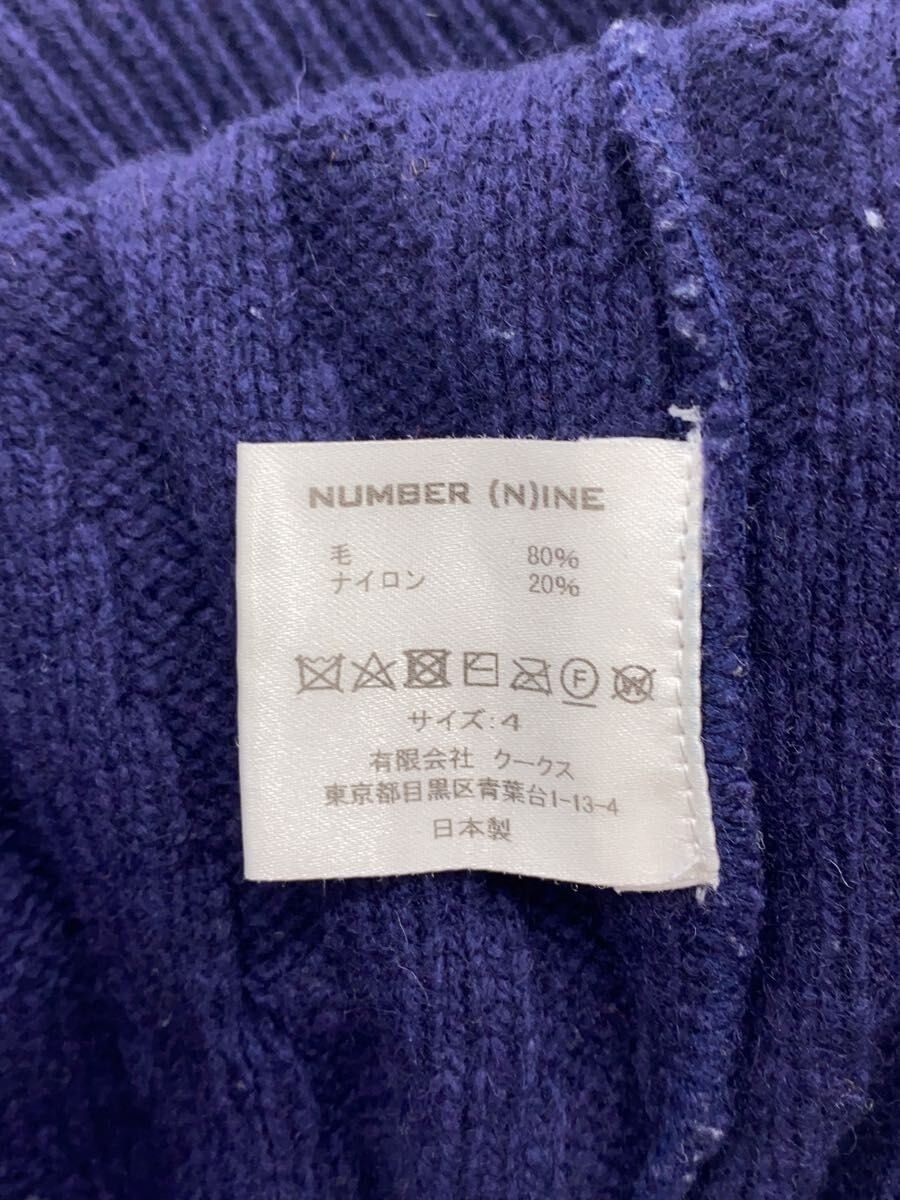 Number (N)ine Star Pattern Wool Knit Sweater Size US XL / EU 56 / 4 - 5 Thumbnail