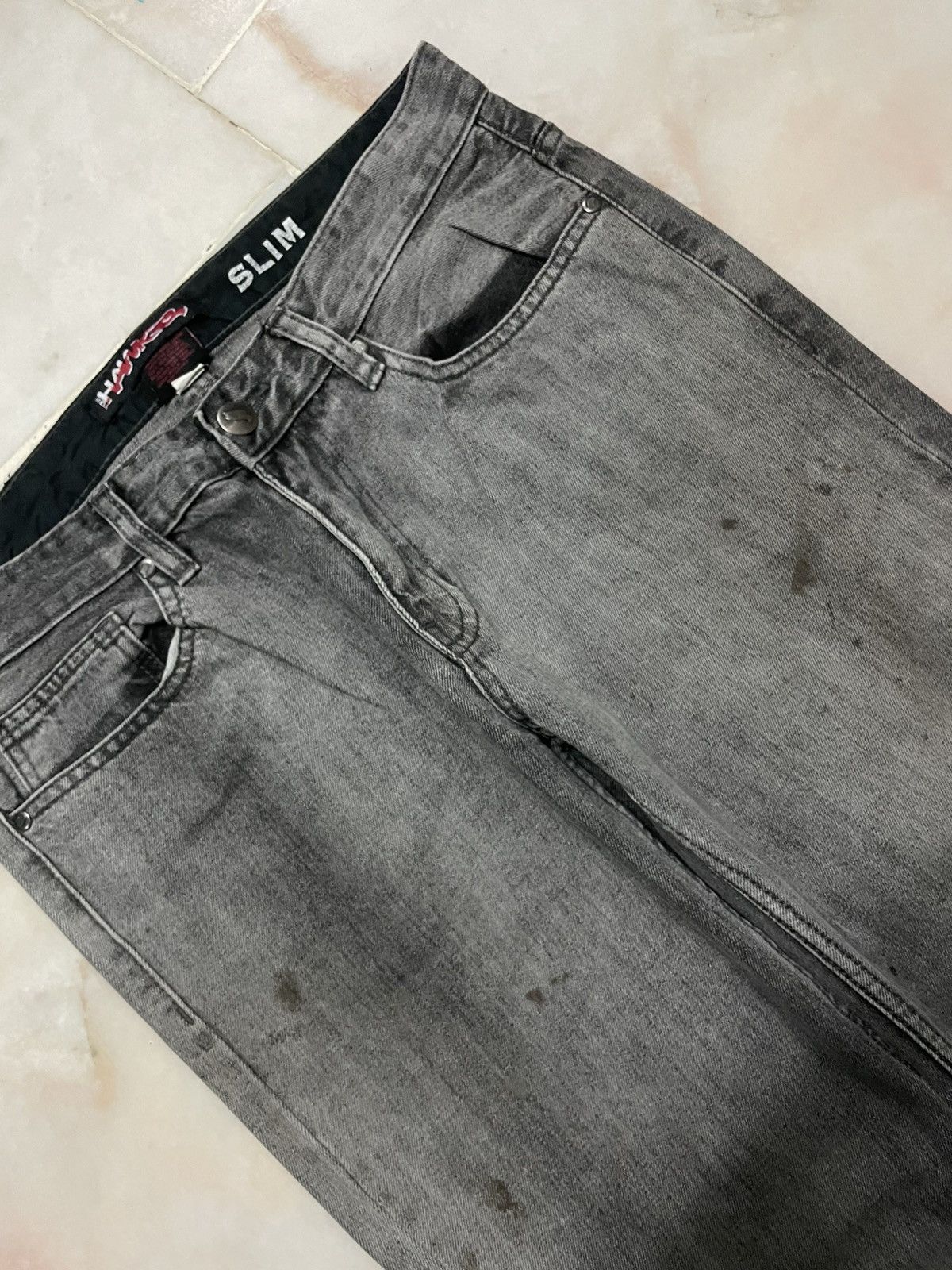 Tony Hawk 💥Sick💥Vintage Tony Hawk Thrashed Washed Dirty Distress Jean Size US 32 / EU 48 - 4 Thumbnail