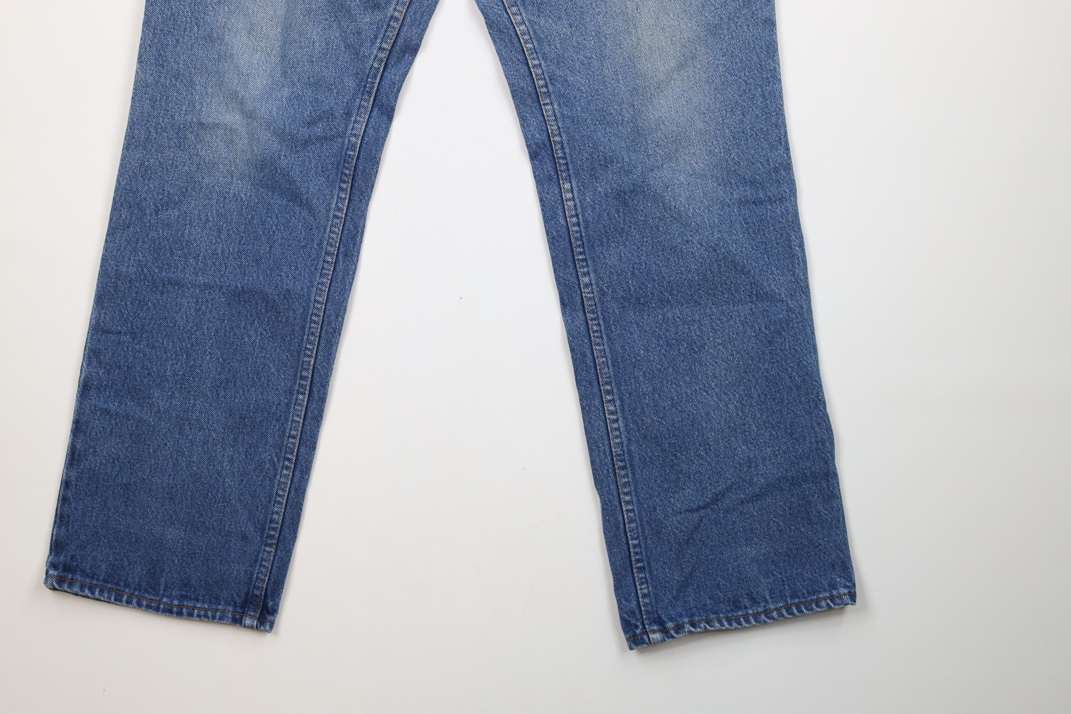 Vintage Vintage 70s Streetwear Flared Bootcut Denim Jeans Blue USA Size US 34 / EU 50 - 4 Thumbnail