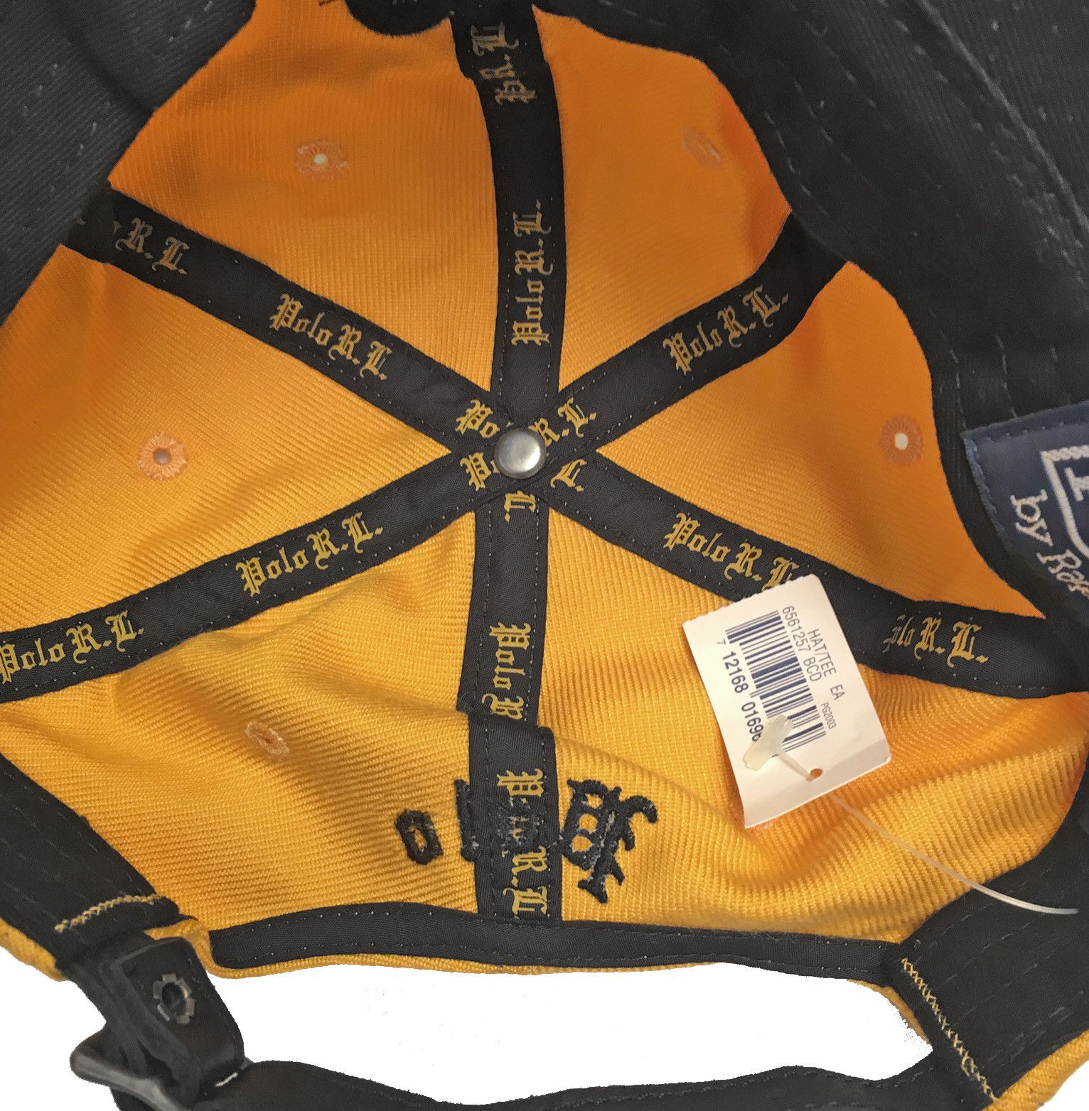 Polo Ralph Lauren NEW RARE Vintage Polo Ralph Lauren Baseball Hat Yellow Wool Size ONE SIZE - 3 Thumbnail