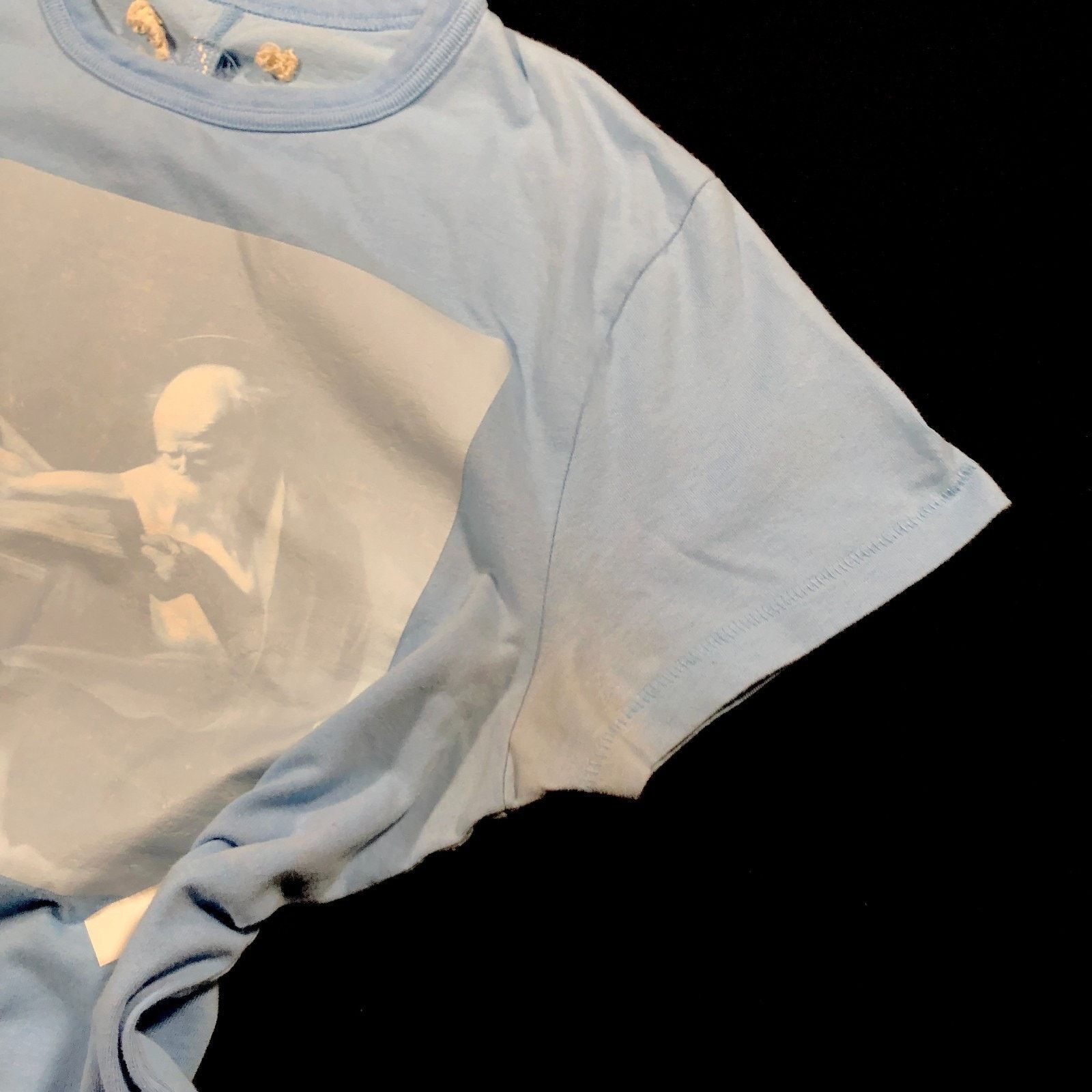 Off-White Off White Caravaggio Virgil Abloh Light Blue Tee Size XS Size US XS / EU 42 / 0 - 4 Thumbnail