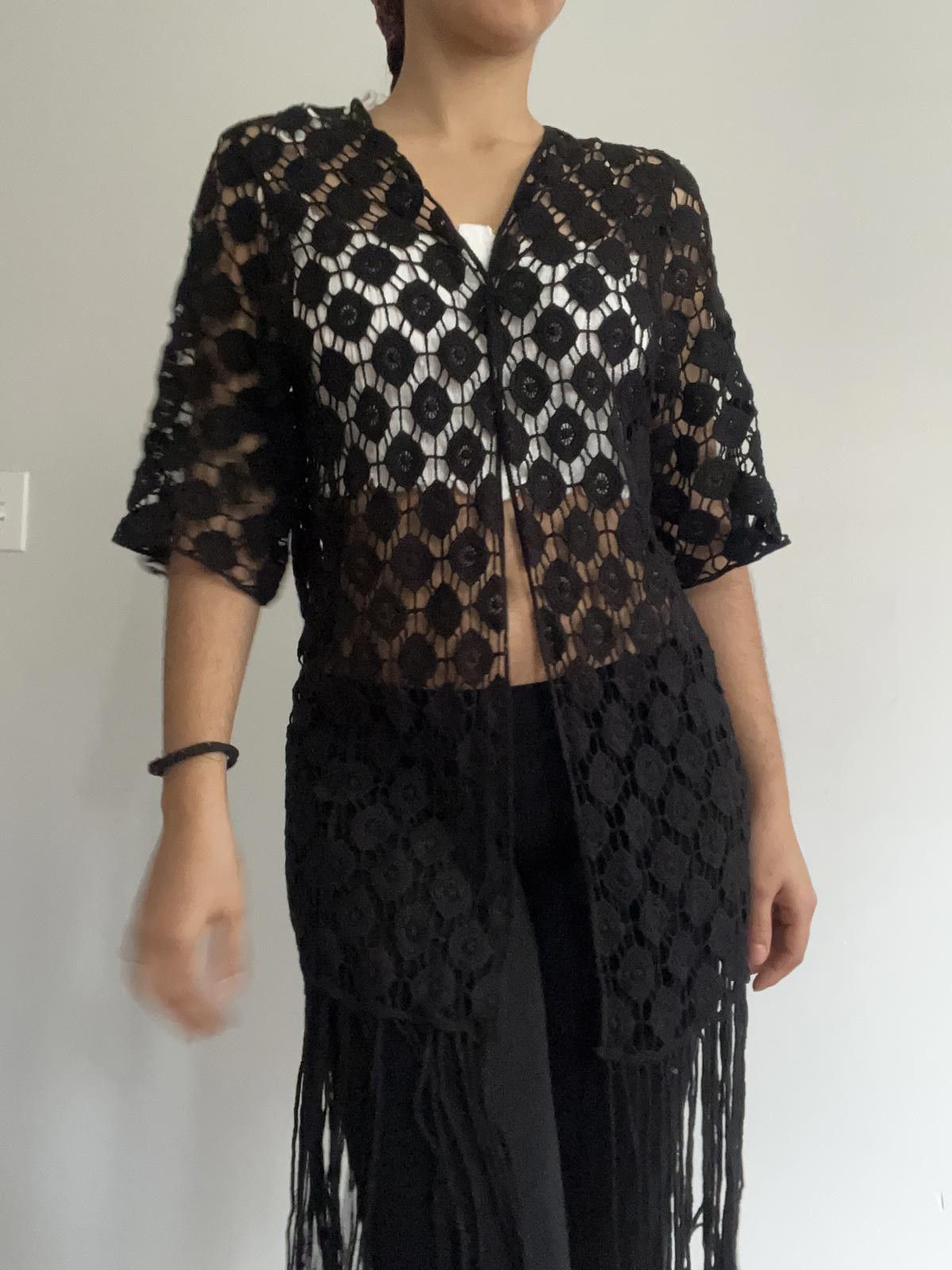 Other Women’s black knit cardigan Size L / US 10 / IT 46 - 1 Thumbnail