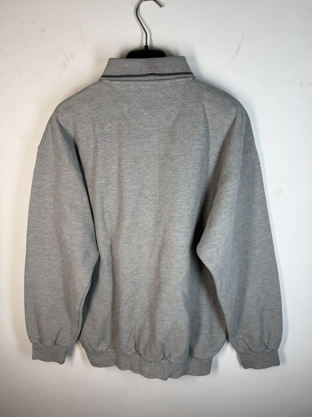 Yves Saint Laurent 90s YSL Sweatshirt 1/4 Grey Vintage Sweater Quarter Zip Size US M / EU 48-50 / 2 - 10 Thumbnail