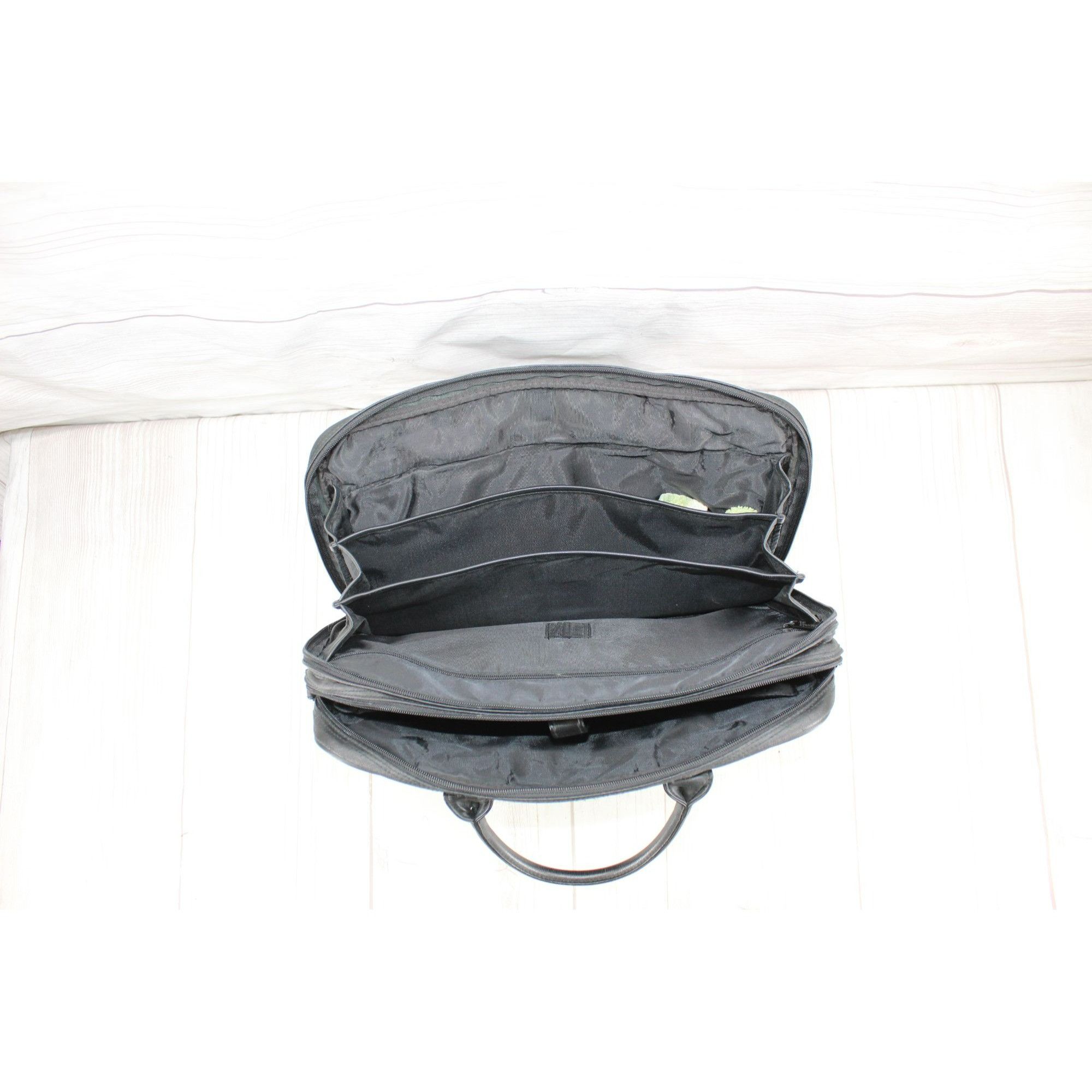 Leather × Other Tech Organizer Handcrafted Computer Briefcase Laptop Size ONE SIZE - 4 Thumbnail