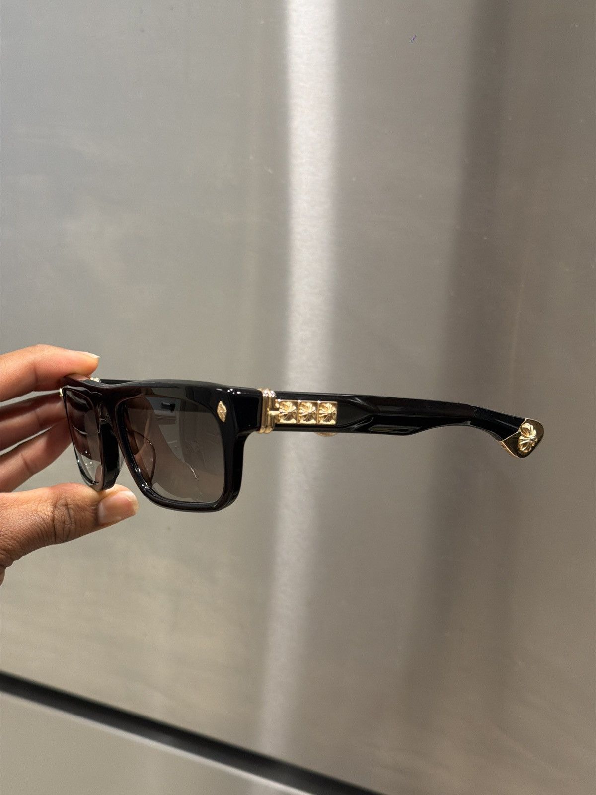 Chrome Hearts Gold Sluss bussin II 2 sunglasses Size ONE SIZE - 2 Thumbnail
