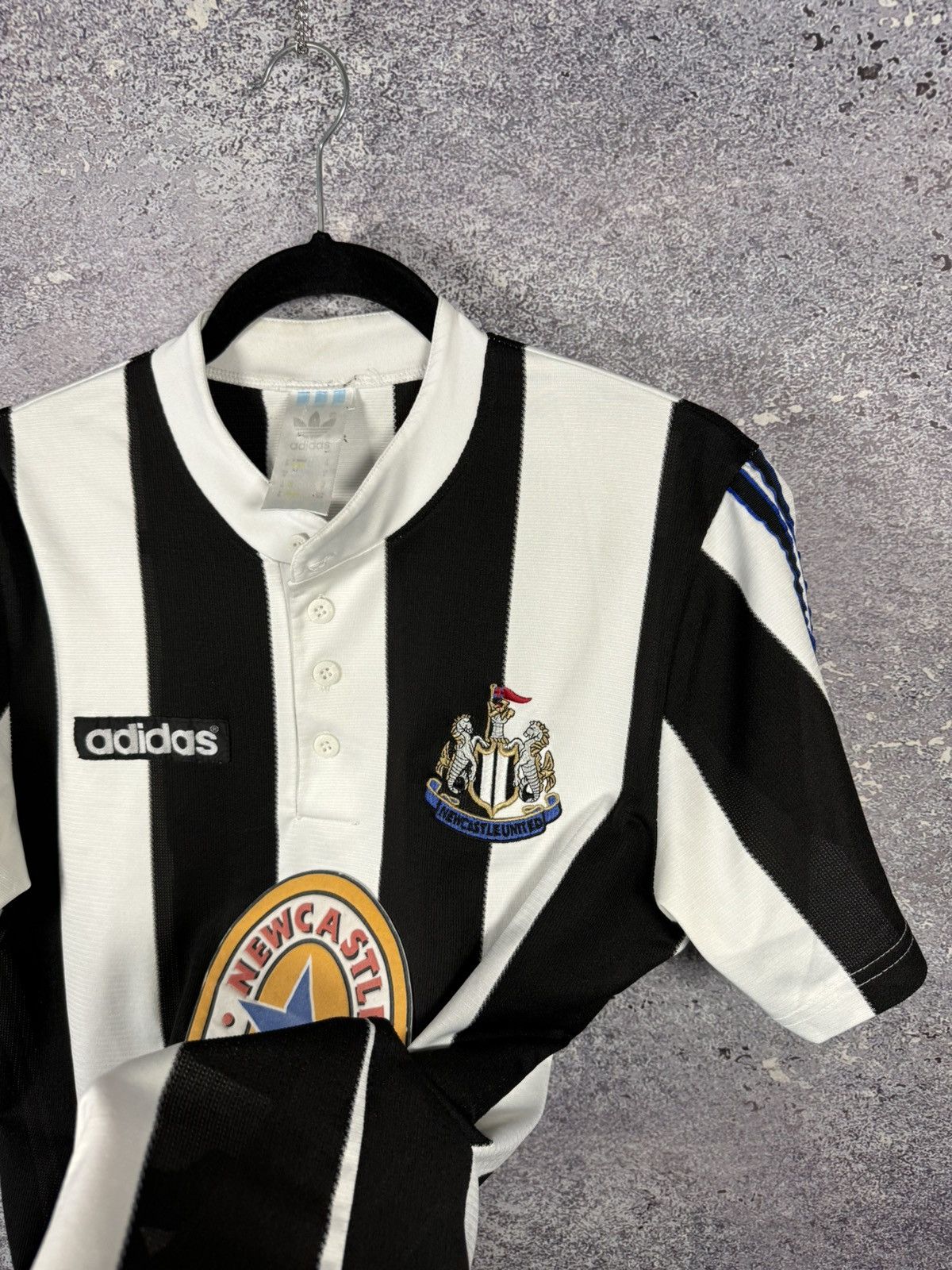 Adidas × Vintage 90’s Vintage Newcastle United 1995/96 Adidas Soccer Jersey Size US S / EU 44-46 / 1 - 14 Thumbnail