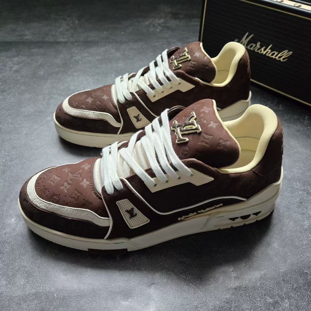 Louis Vuitton Louis Vuitton Training Brown Lowtop Sneakers 41 Men Size US 8.5 / EU 41-42 - 1 Thumbnail
