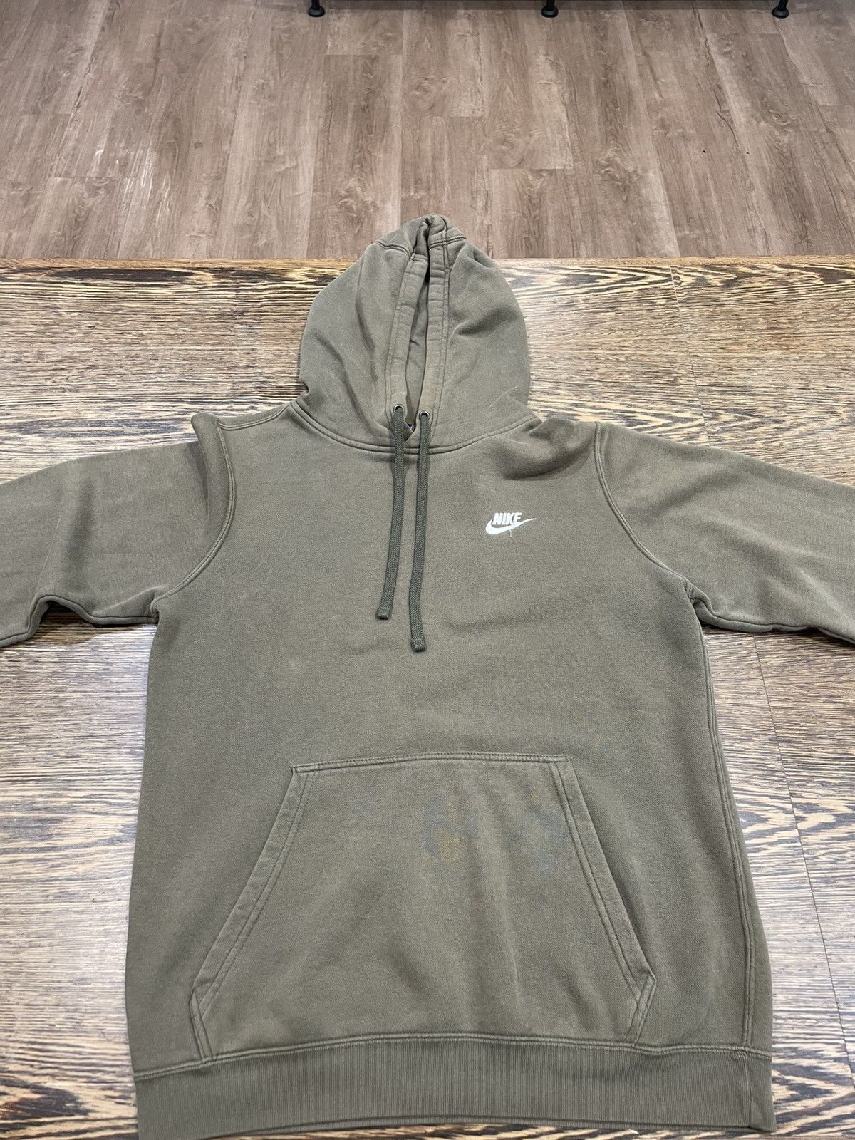 Nike Nike Olive Green pullover hoodie Size US S / EU 44-46 / 1 - 2 Thumbnail