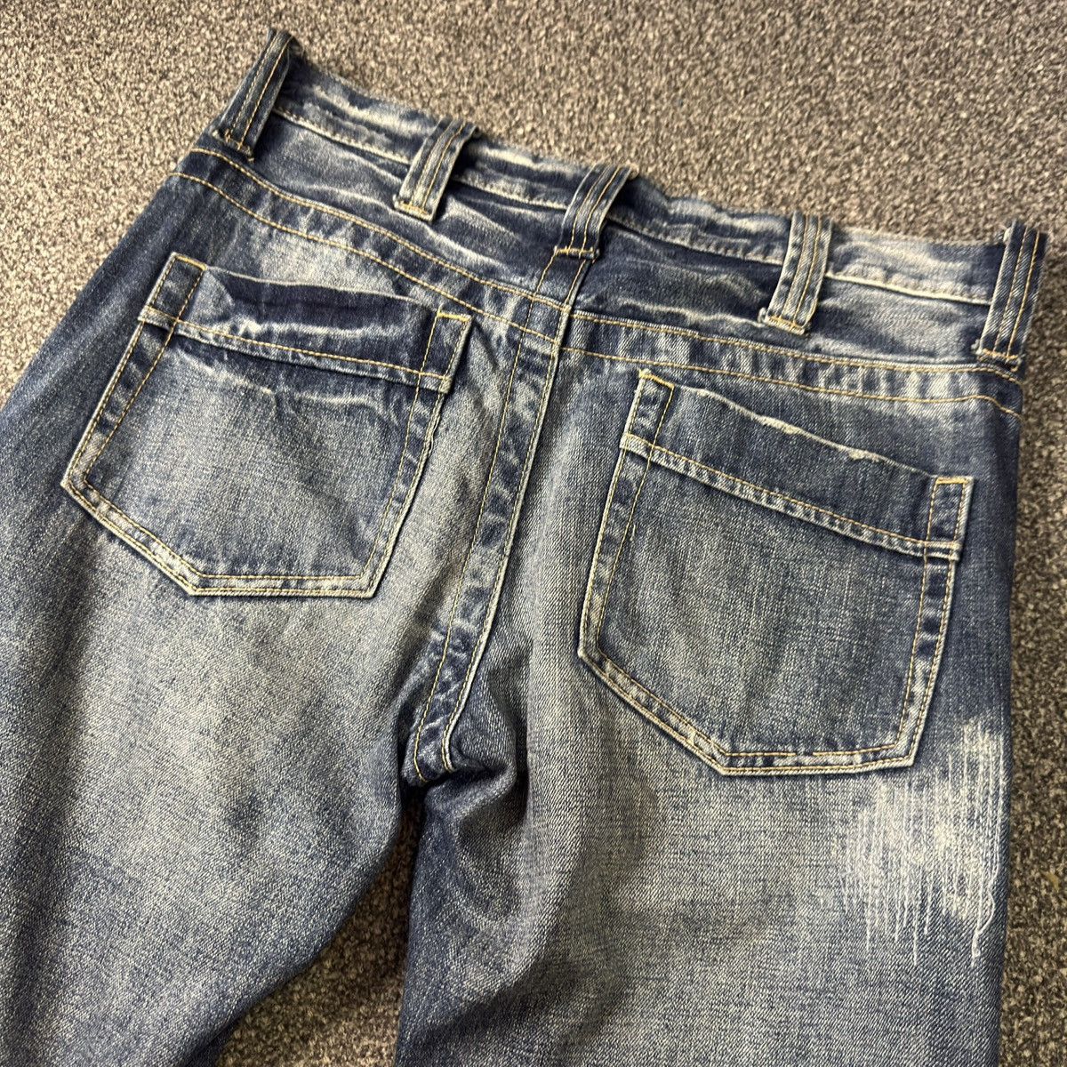 Affliction 🔥🇯🇵 Japanese Y2k PPFM Style Heritage Stone Side Zippee Denim Size US 34 / EU 50 - 7 Thumbnail