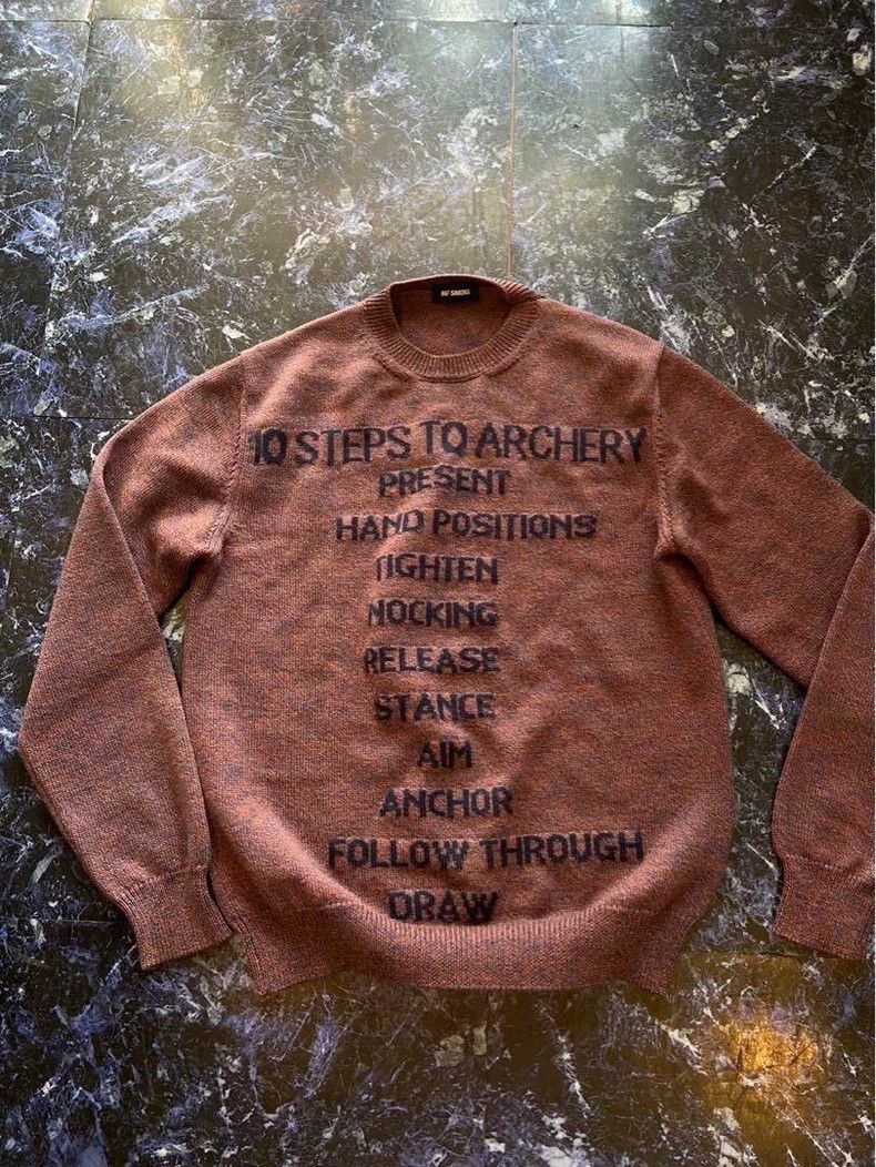Raf Simons Raf Simons Printed knitted sweater Size US S / EU 44-46 / 1 - 2 Thumbnail