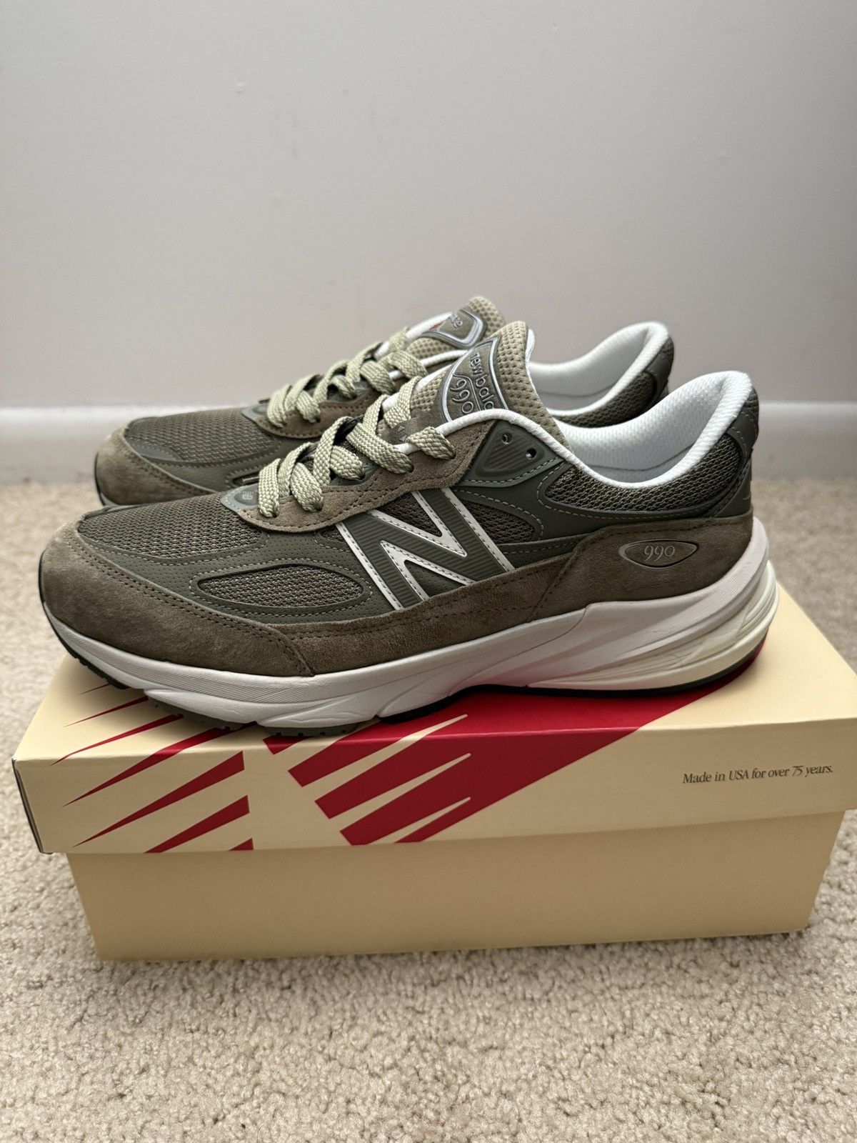 New Balance New Balance 990v6 Size US 10.5 / EU 43-44 - 1 Thumbnail