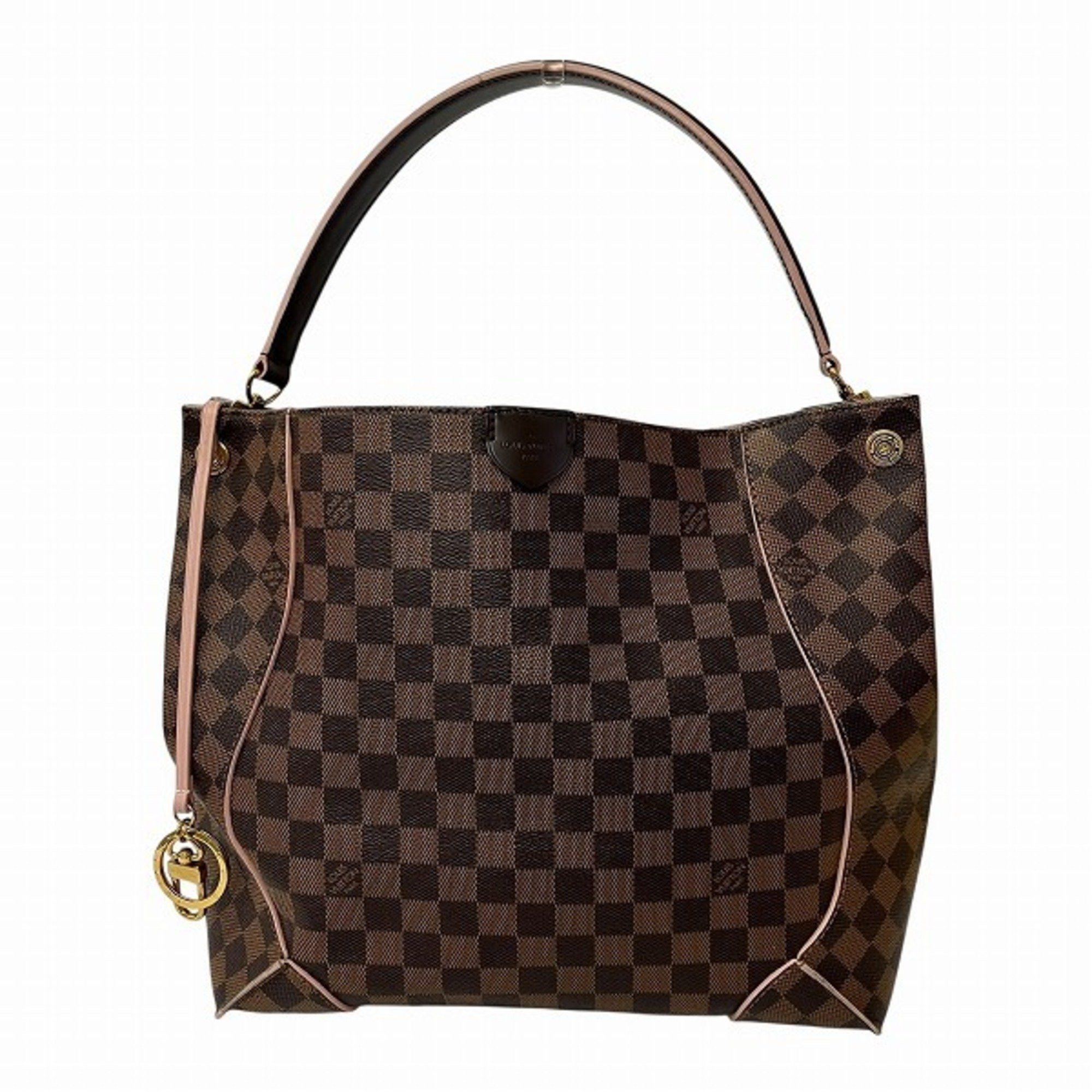 Louis Vuitton Damier Kaisa Hobo N41556 Bag Shoulder Tote Women's in Brown