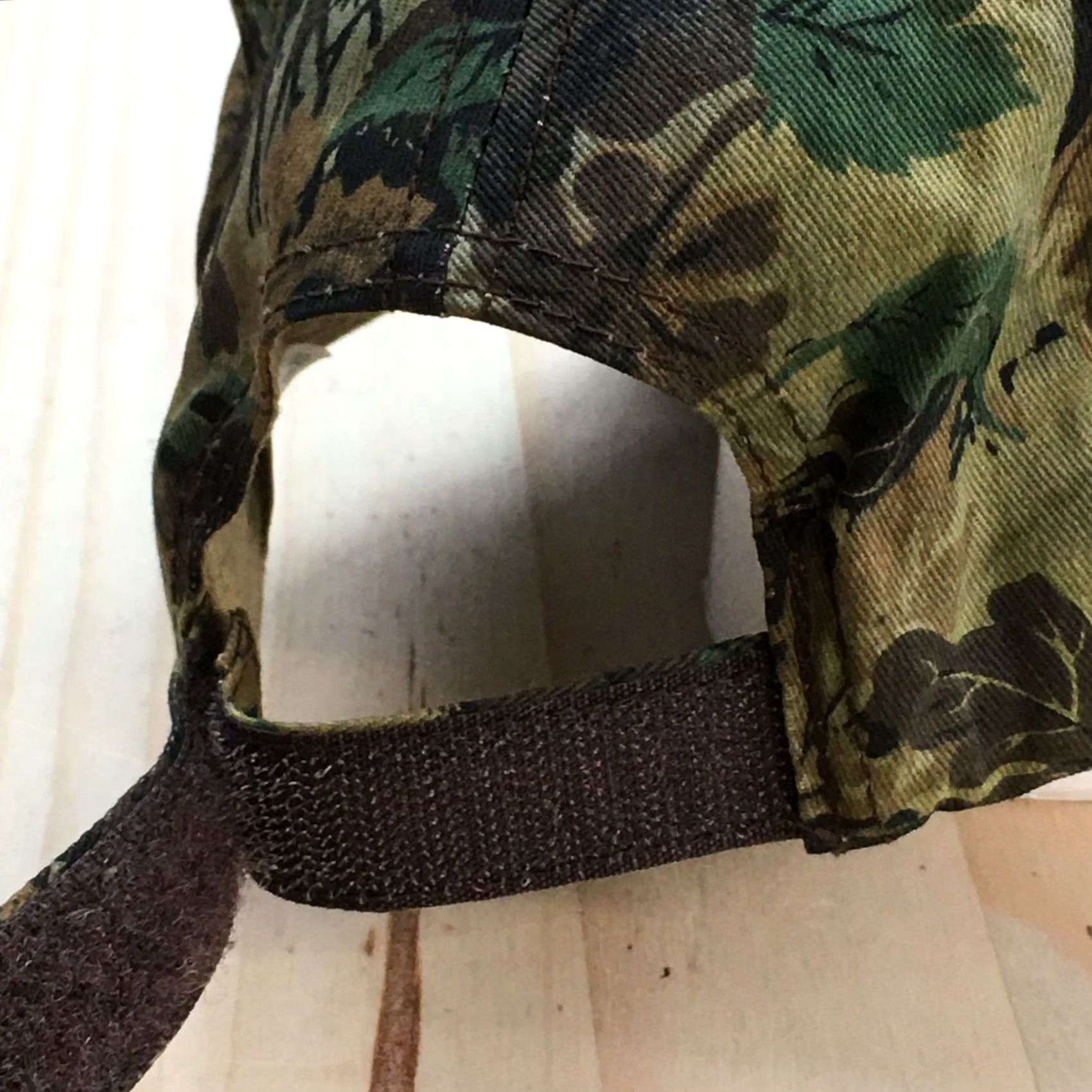 Vintage Menards Camouflage Baseball Cap Hat Mens One Size Green Camo Cotton Adjustable Size ONE SIZE - 7 Thumbnail