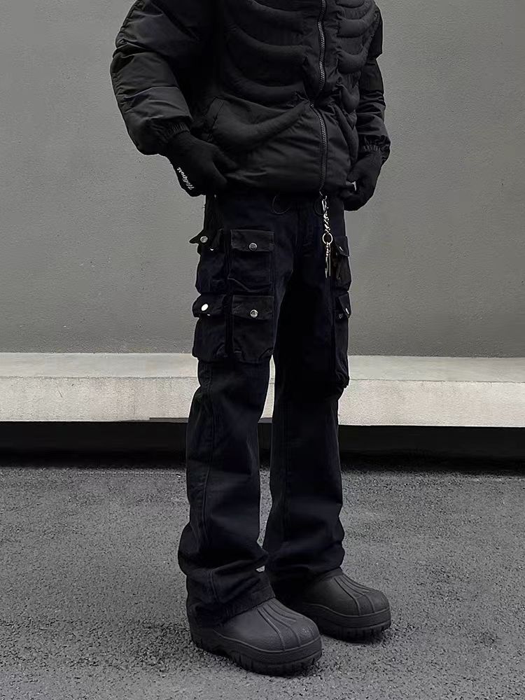 Japanese Brand × Jean Straight micro flare washed work jeans Size US 32 / EU 48 - 2 Thumbnail