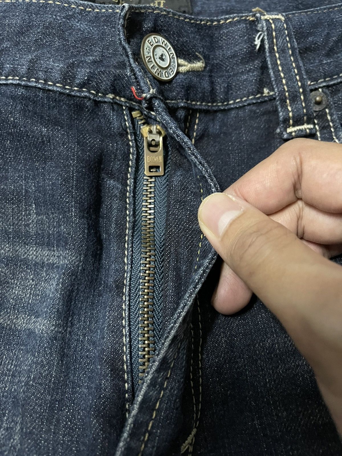 Edwin × Japanese Brand Edwin Denim Jeans Blue Size US 34 / EU 50 - 6 Thumbnail