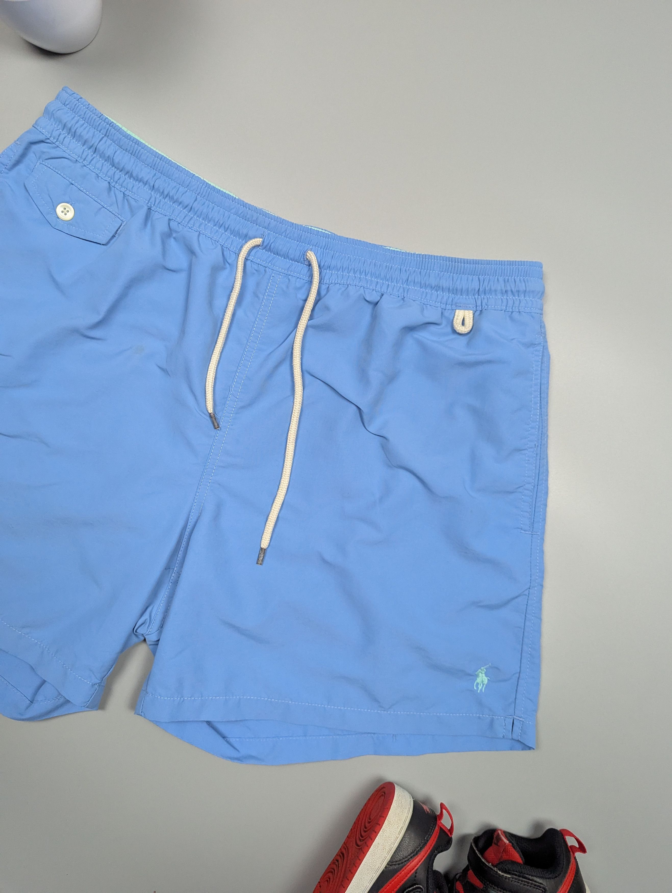 Polo Ralph Lauren × Vintage Polo Ralph Lauren Blue Swim Shorts Trunk Swimming Briefs Size US 36 / EU 52 - 5 Thumbnail