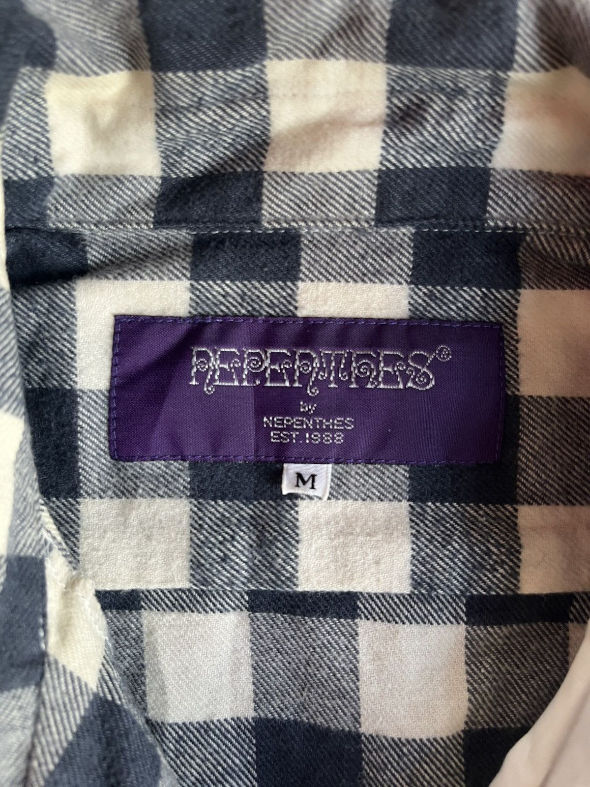 Nepenthes Nepenthes Checkered Flannel B/D Gingham Shirt Japan Size US M / EU 48-50 / 2 - 10 Thumbnail