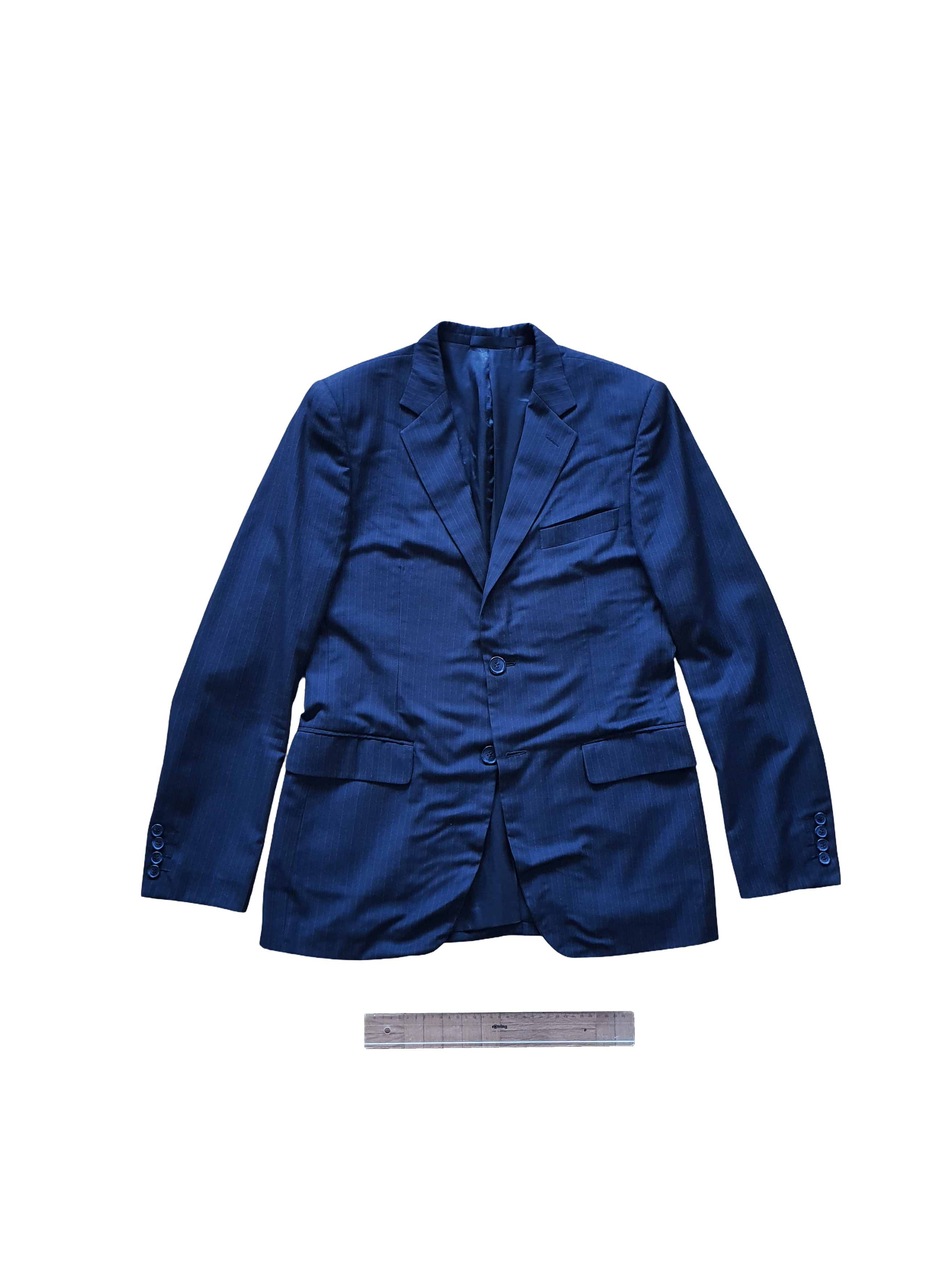 Z Zegna Flawed Blazer Sports Coat Suit Jacket - Slim, Striped Size 40R - 1 Thumbnail