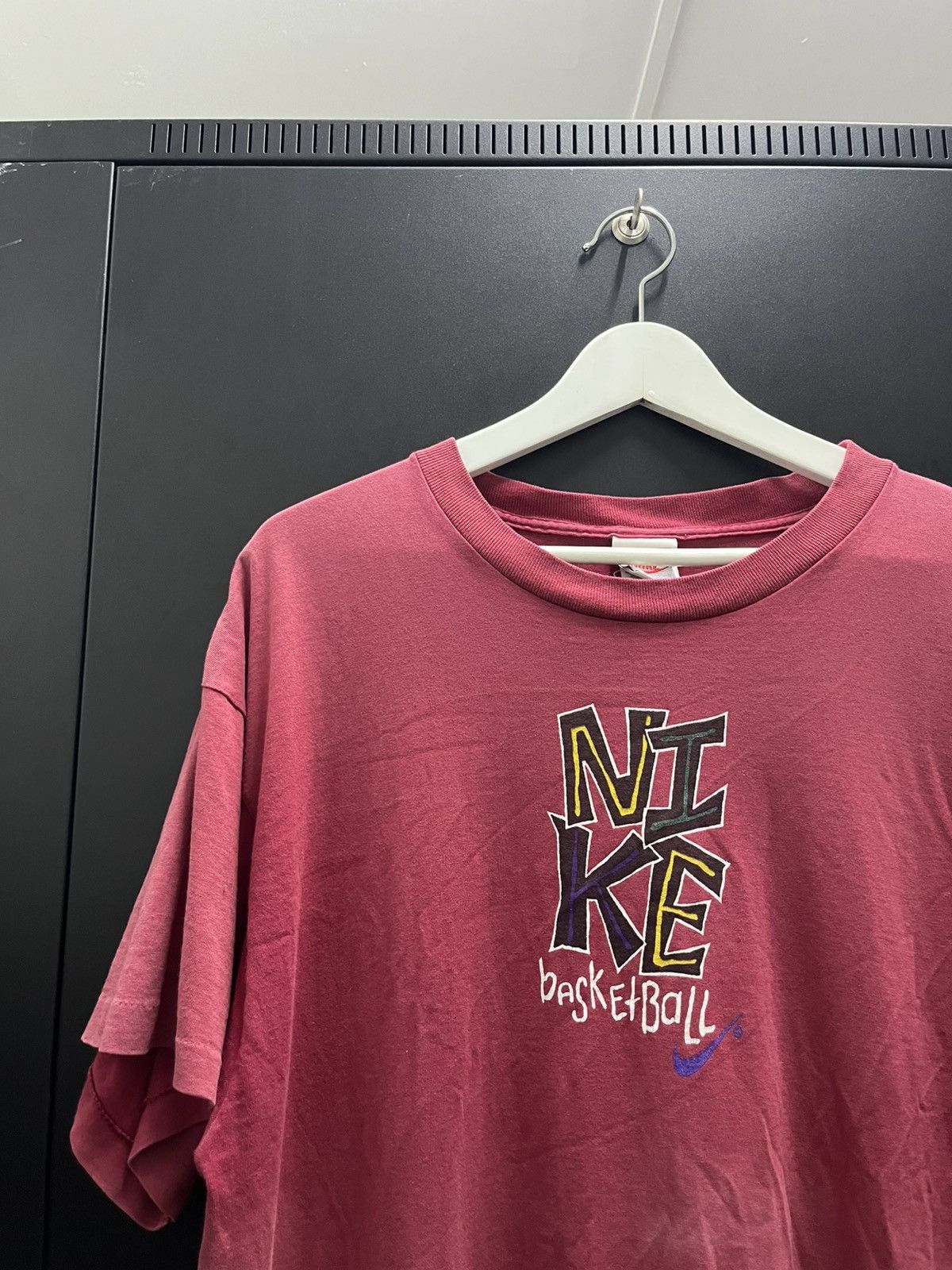 Vintage Vintage 90s Nike Basketball Crayon Just Do It Size US XXL / EU 58 / 5 - 3 Thumbnail