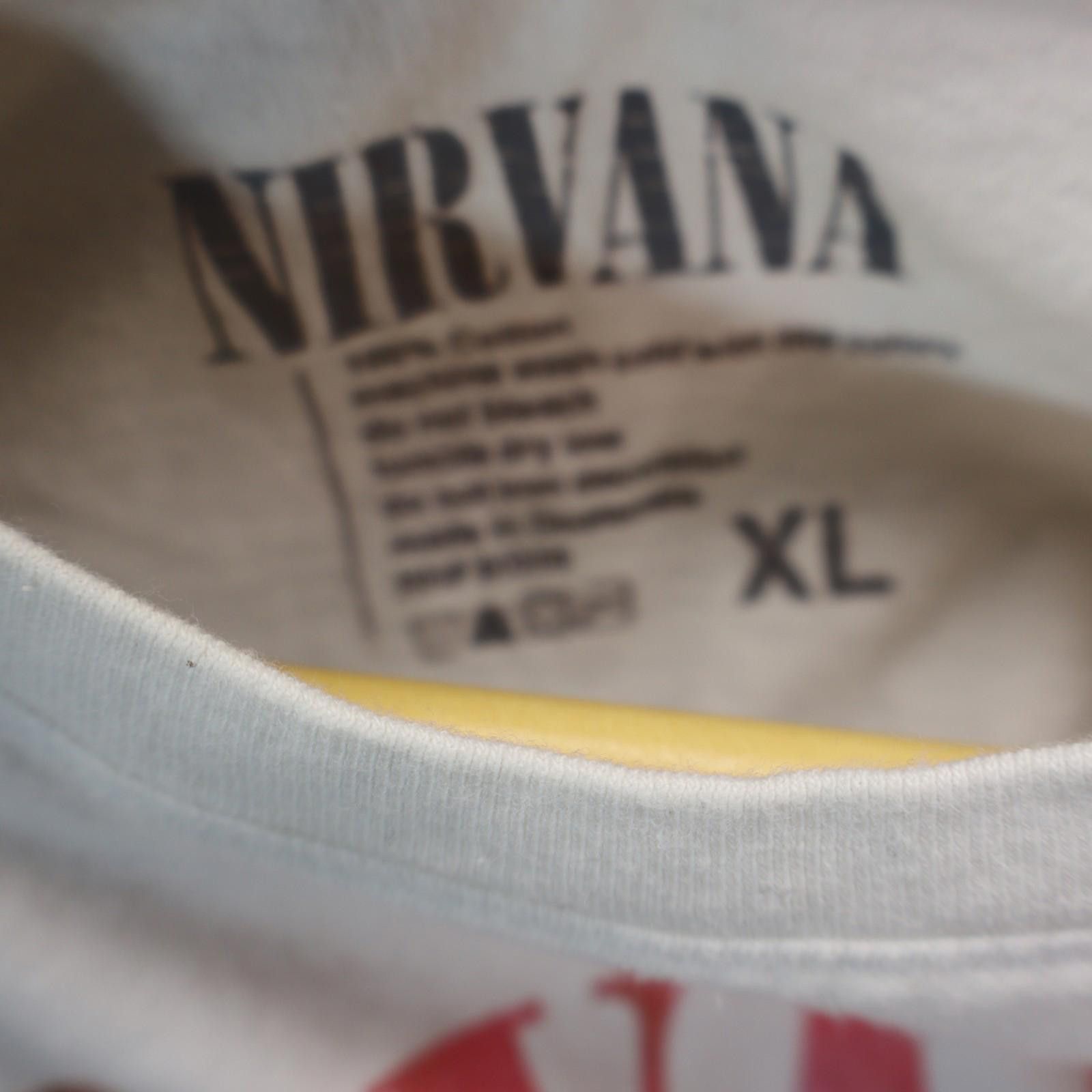 Other Nirvana Women XL Shirt Tie Dye Smile Boyfriend Graphic Size XL / US 12-14 / IT 48-50 - 4 Thumbnail