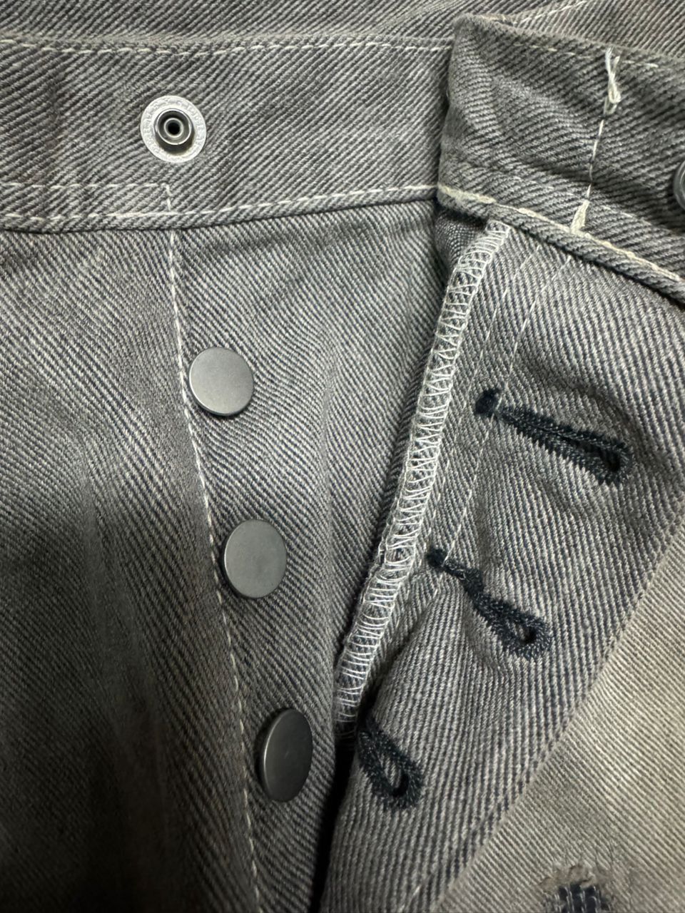 Tornado Mart 💥Sick💥Undercover Style Distressed By Japanese Sashiko Boro Size US 28 / EU 44 - 10 Thumbnail