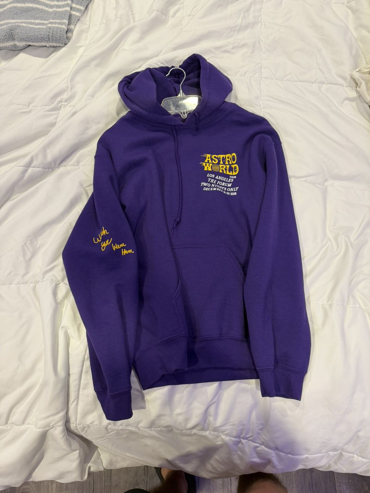 Travis Scott Travis Scott Astroworld tour hoodie purple Size US S / EU 44-46 / 1 - 1 Thumbnail