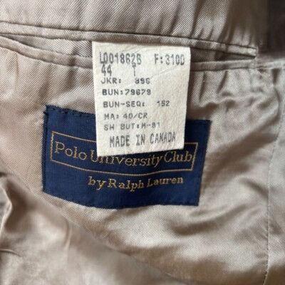 Ralph Lauren Polo University Club Ralph Lauren Wool Blazer Houndstooth Br Size 44R - 4 Thumbnail