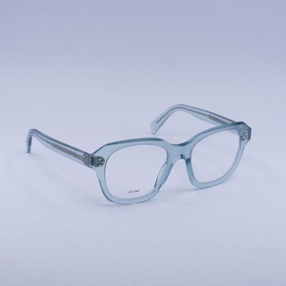 Celine Celine CL50124I 093 Eyeglasses Shiny Transparent Lime 52mm Size ONE SIZE - 3 Thumbnail