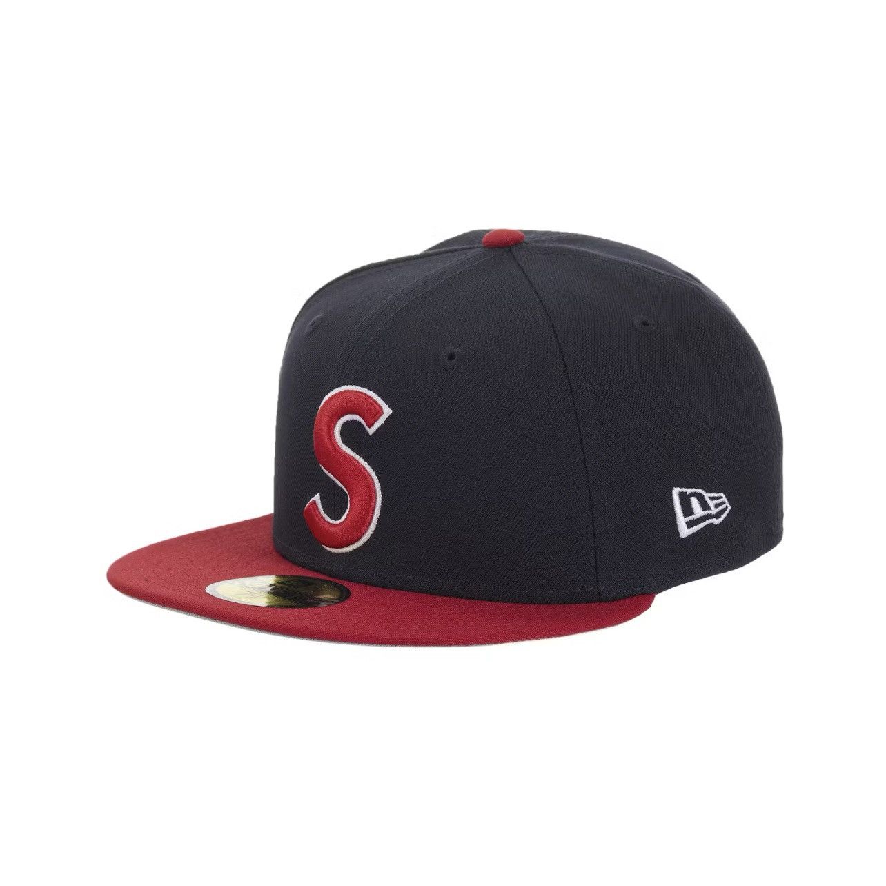 Supreme Reaper S Logo New Era Fitted Hat Navy Size: 8