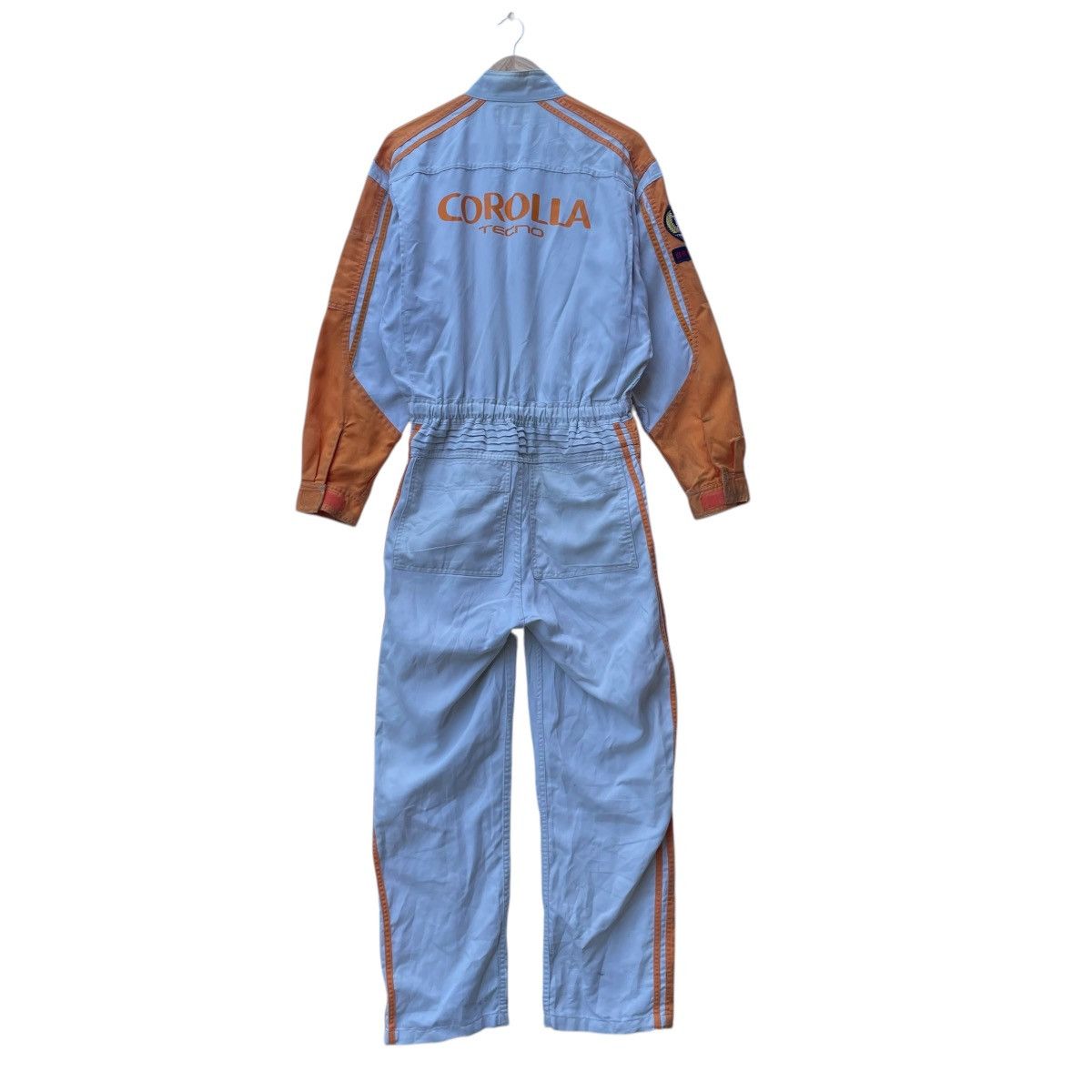 Vintage 💥Vintage Toyota Corolla Techno Top Crew Coverall Workwear Size US 31 - 2 Thumbnail