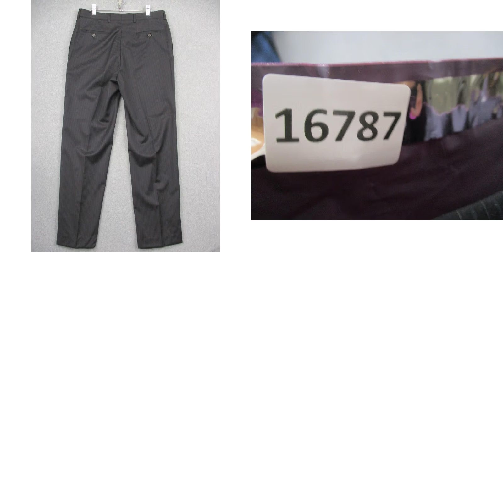 Ralph Lauren Ralph Lauren Suit Mens 42L Wool Pinstripe Blazer Pants 2 Piece Set Canada Size 42R - 10 Thumbnail