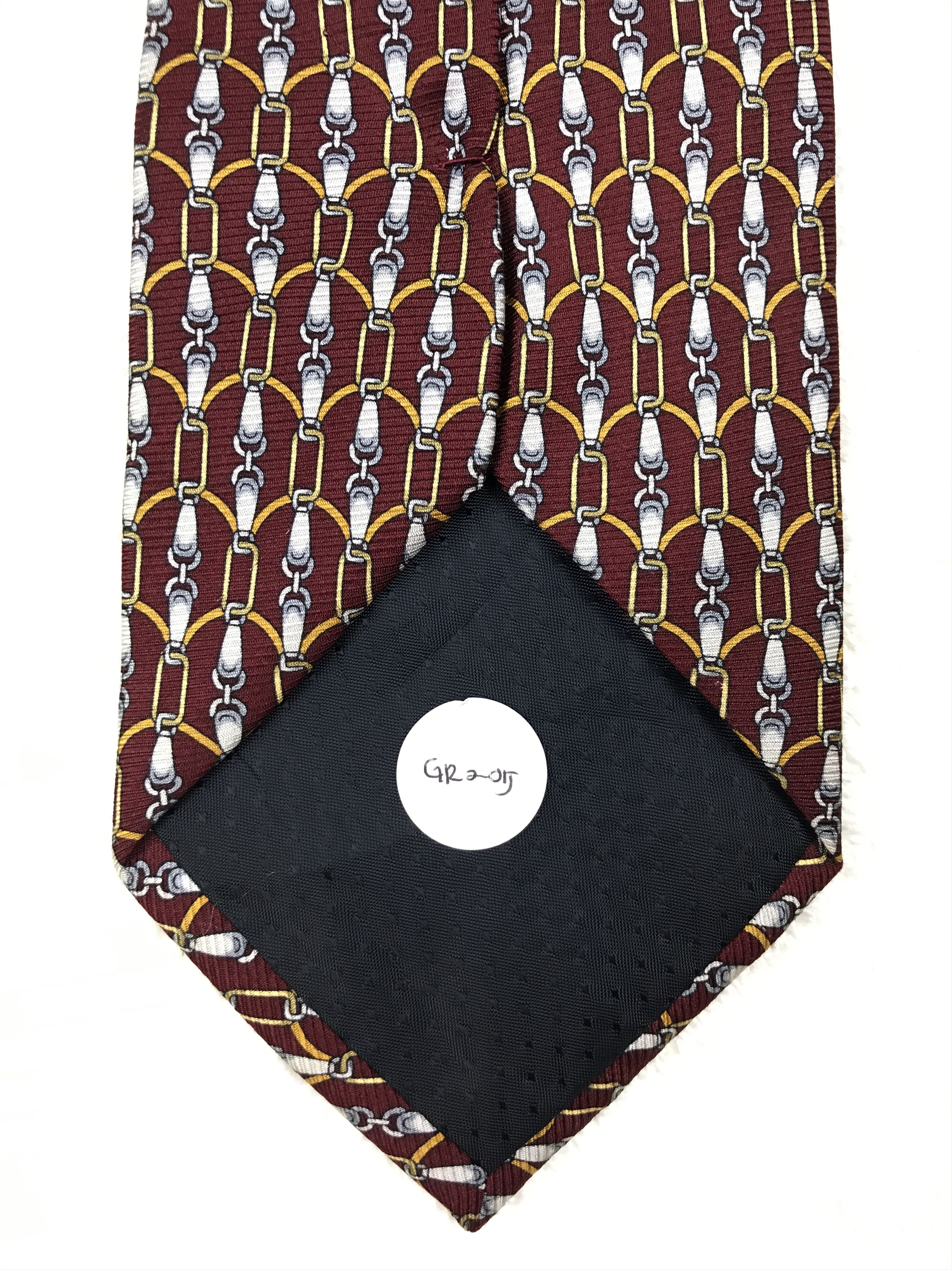 Designer × Vintage Vintage Giovanni Rossini Silk Necktie Size ONE SIZE - 9 Thumbnail