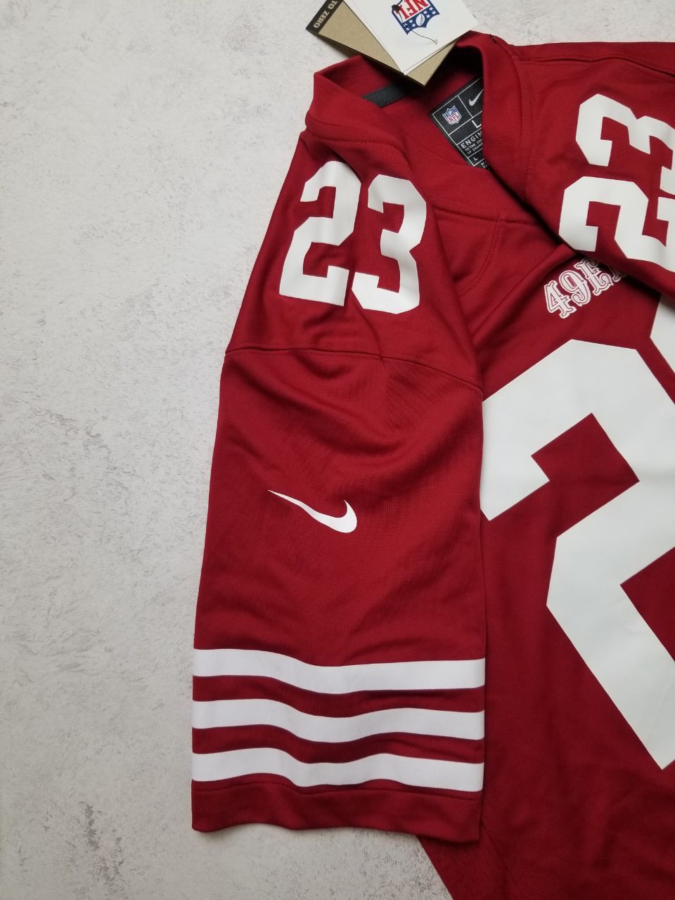 Nike San Francisco 49ers Super Bowl LVII Patch Game Jersey Size US L / EU 52-54 / 3 - 5 Thumbnail