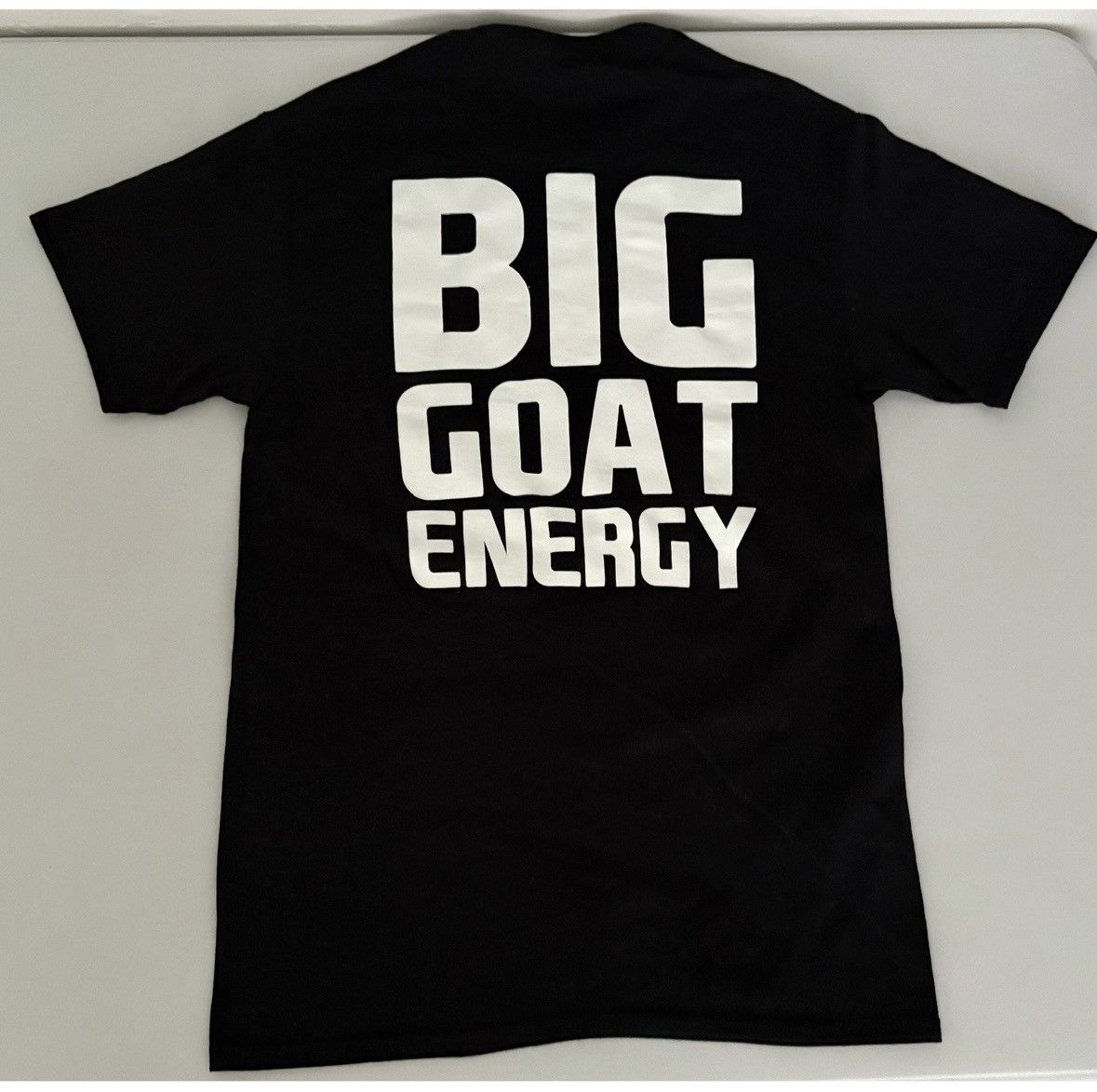 Jerzees Black ‘Goat Farm: Big GOAT Energy’ Graphic Shirt Tee Size S✨ Size US S / EU 44-46 / 1 - 3 Thumbnail