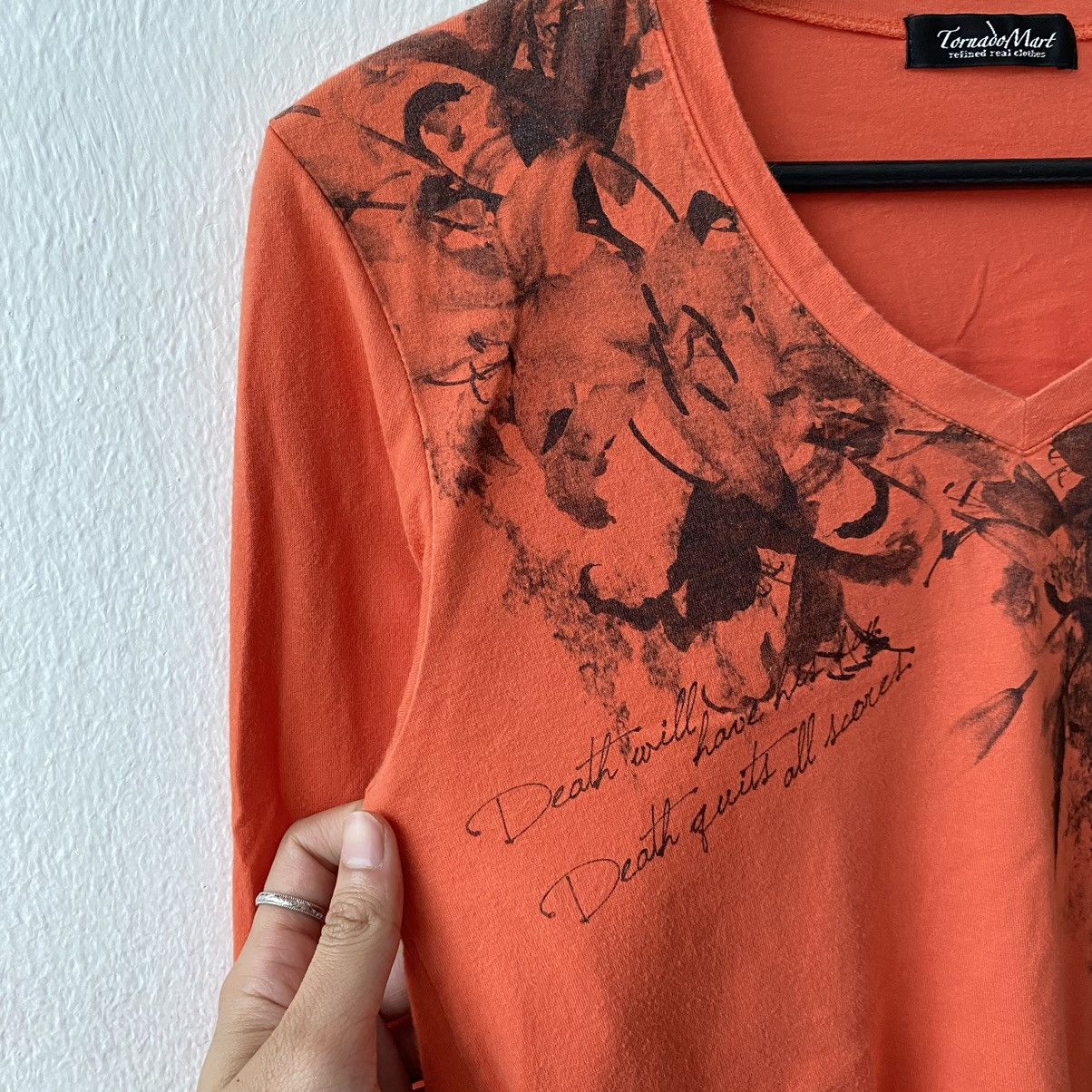 If Six Was Nine × Le Grande Bleu (L.G.B.) × Tornado Mart Tornado Mart Affliction Butterfly Long Sleeve T Shirt Size US S / EU 44-46 / 1 - 6 Thumbnail