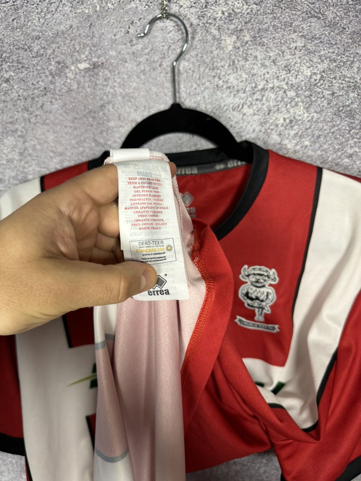 Errea × Vintage Vintage Lincoln City 2022/23 Errea Soccer Jersey Blokcore Size US XXL / EU 58 / 5 - 12 Thumbnail