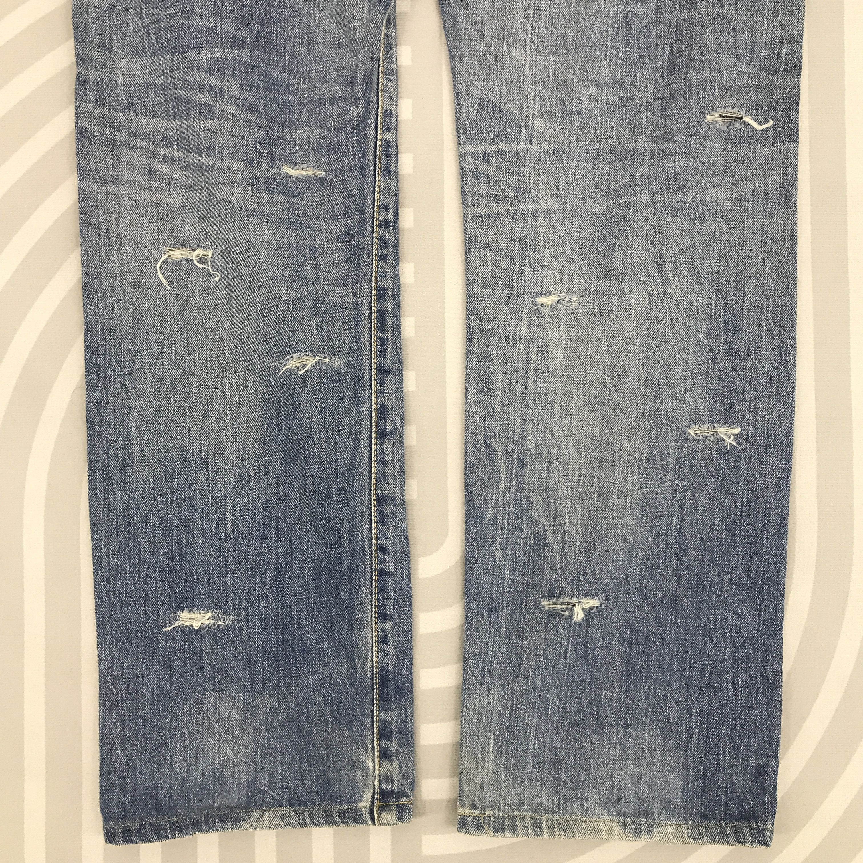 Edwin × Vintage Vintage Edwin Distressed design Japan Jeans pants Size US 33 - 6 Thumbnail