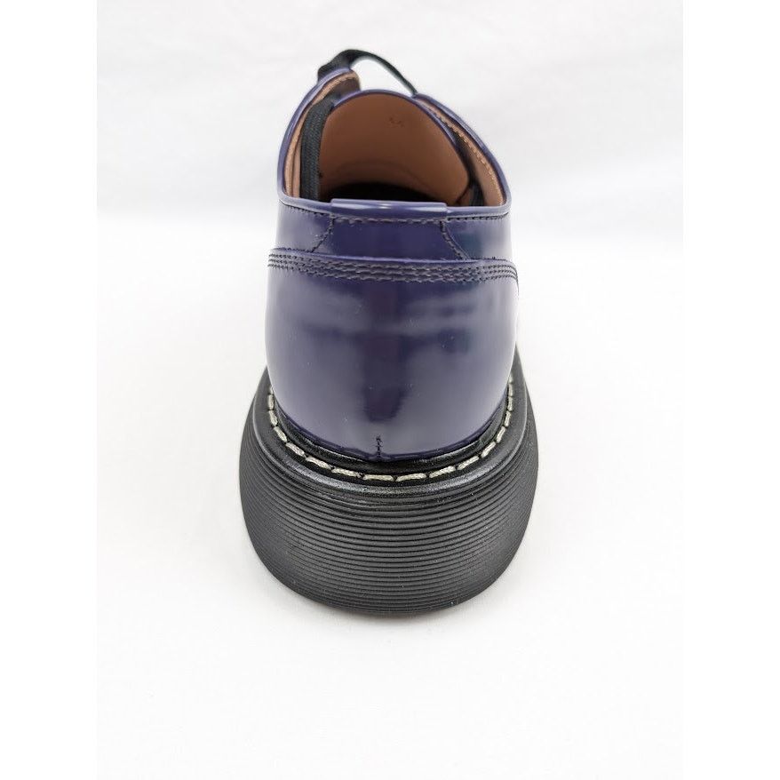 Bottega Veneta o1rshd1 Gloss Vinyl Swell Lace up Boots in Unicorn/Black Size US 11 / EU 44 - 12 Thumbnail