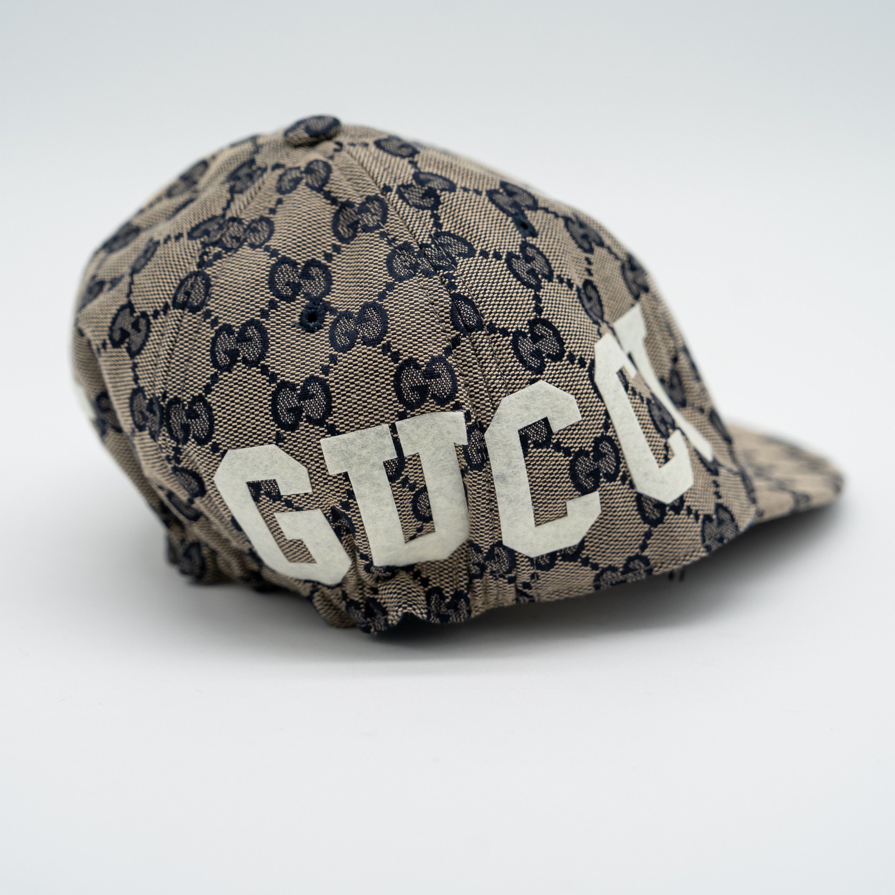Gucci S Gucci GG Print Baseball Cap Hat Grey logo 25 Size ONE SIZE - 2 Thumbnail