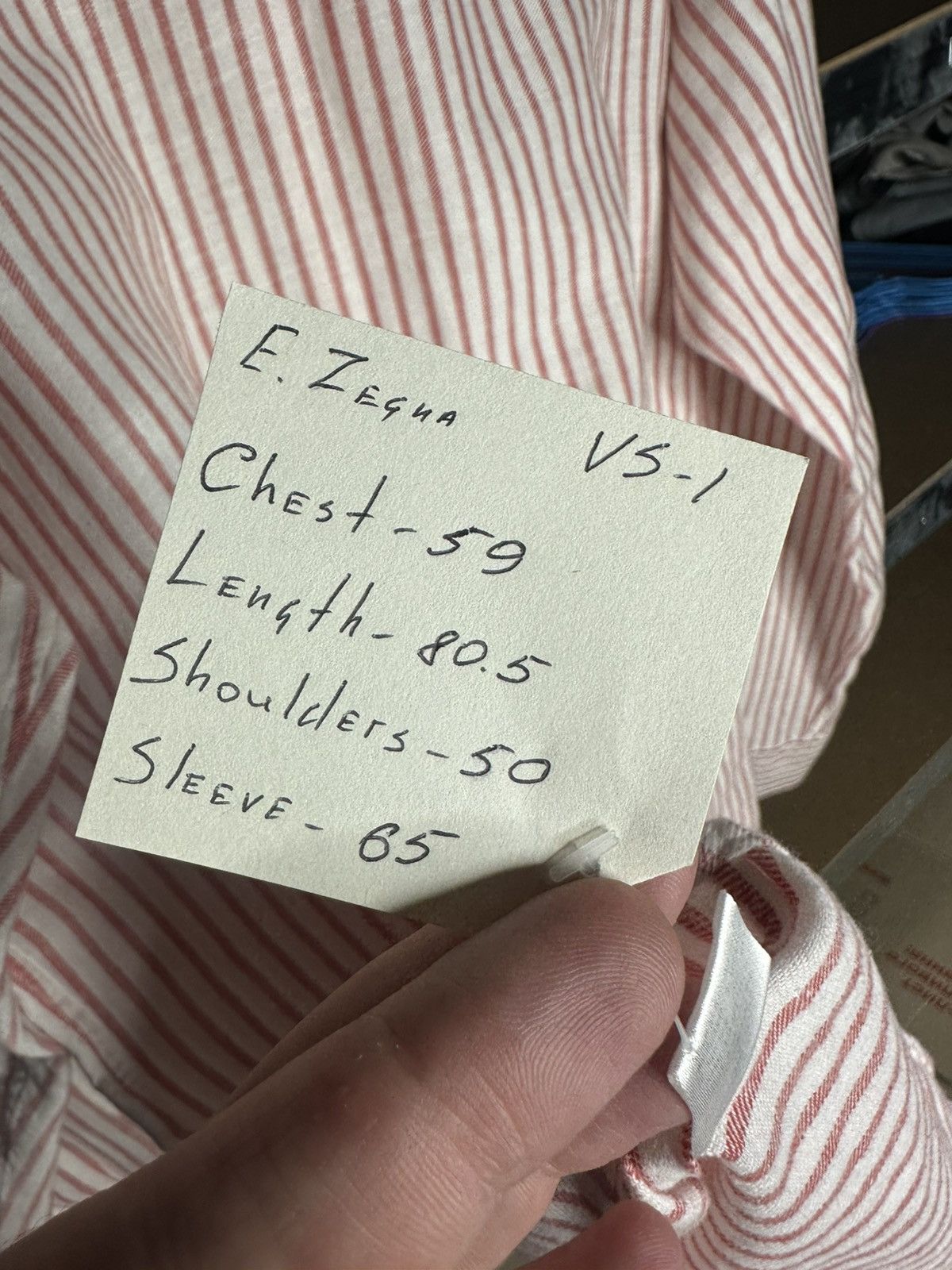 Ermenegildo Zegna Ermenegildo Zegna Striped Button Down Shirt Size XL Size US XL / EU 56 / 4 - 7 Thumbnail