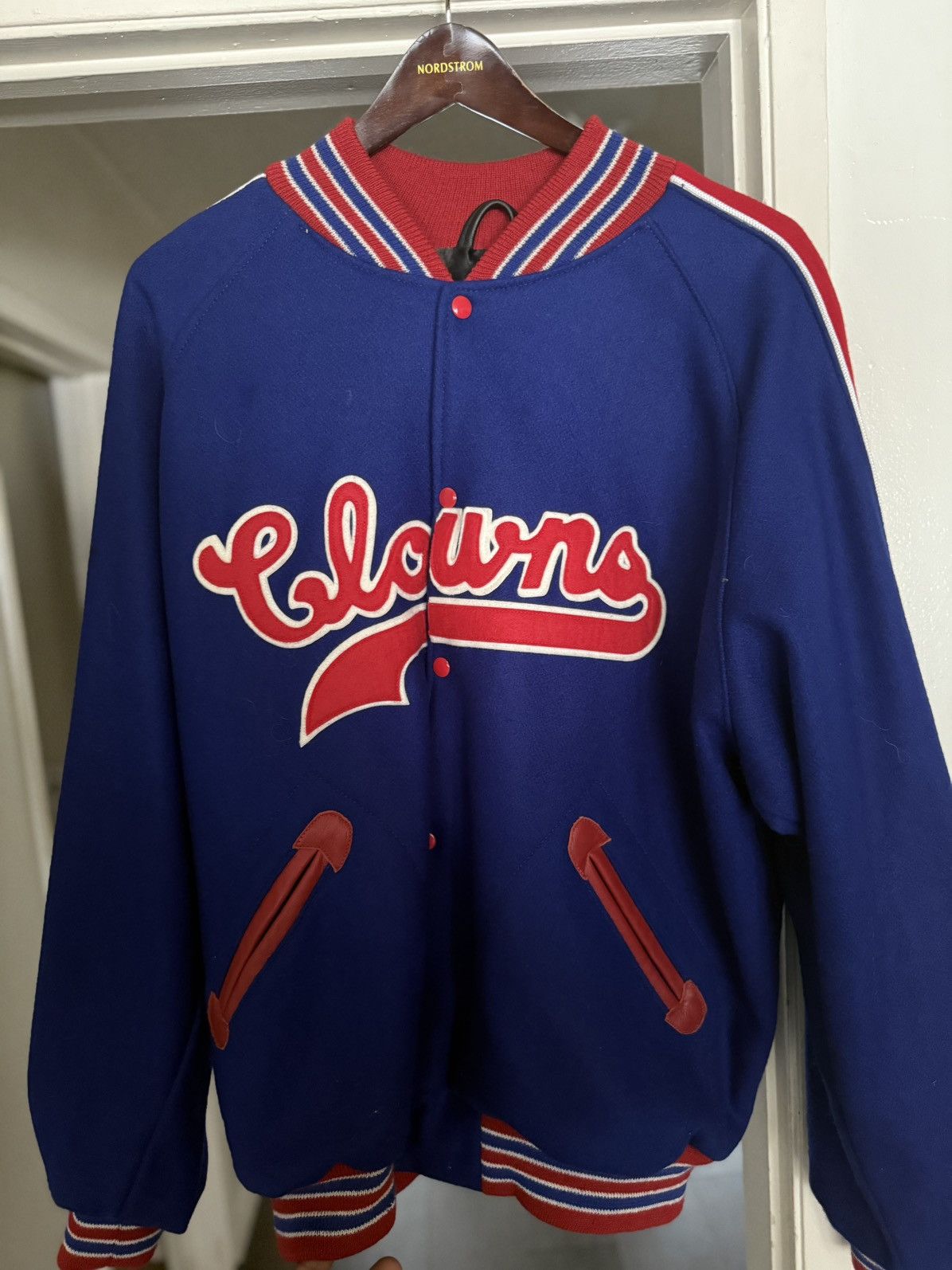 Vintage Vintage Indianapolis clowns letterman Size US XL / EU 56 / 4 - 1 Thumbnail