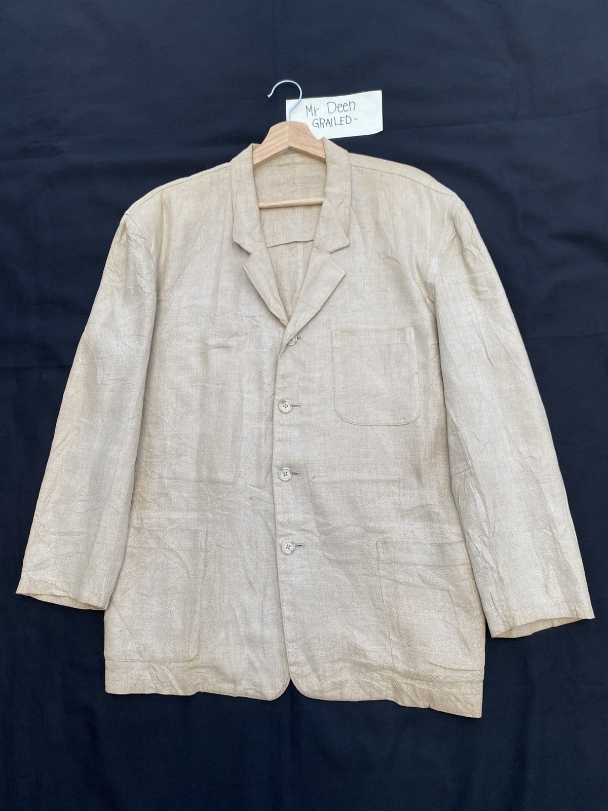 Yohji Yamamoto Rare Y's for men Linen Jacket/Blazer Size US M / EU 48-50 / 2 - 3 Thumbnail