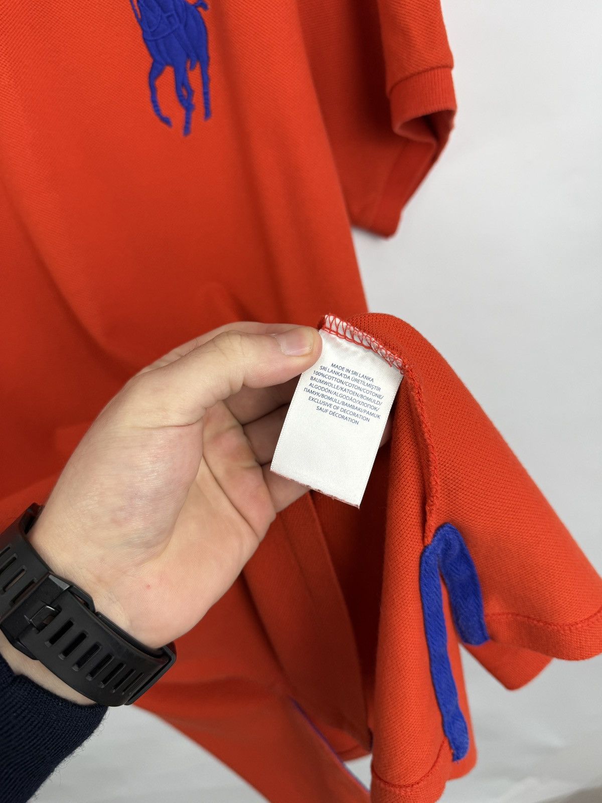 Polo Ralph Lauren 🇺🇸 Polo Ralph Lauren Big Pony Custom Fit Polo T-Shirt Rare Size US XL / EU 56 / 4 - 7 Thumbnail