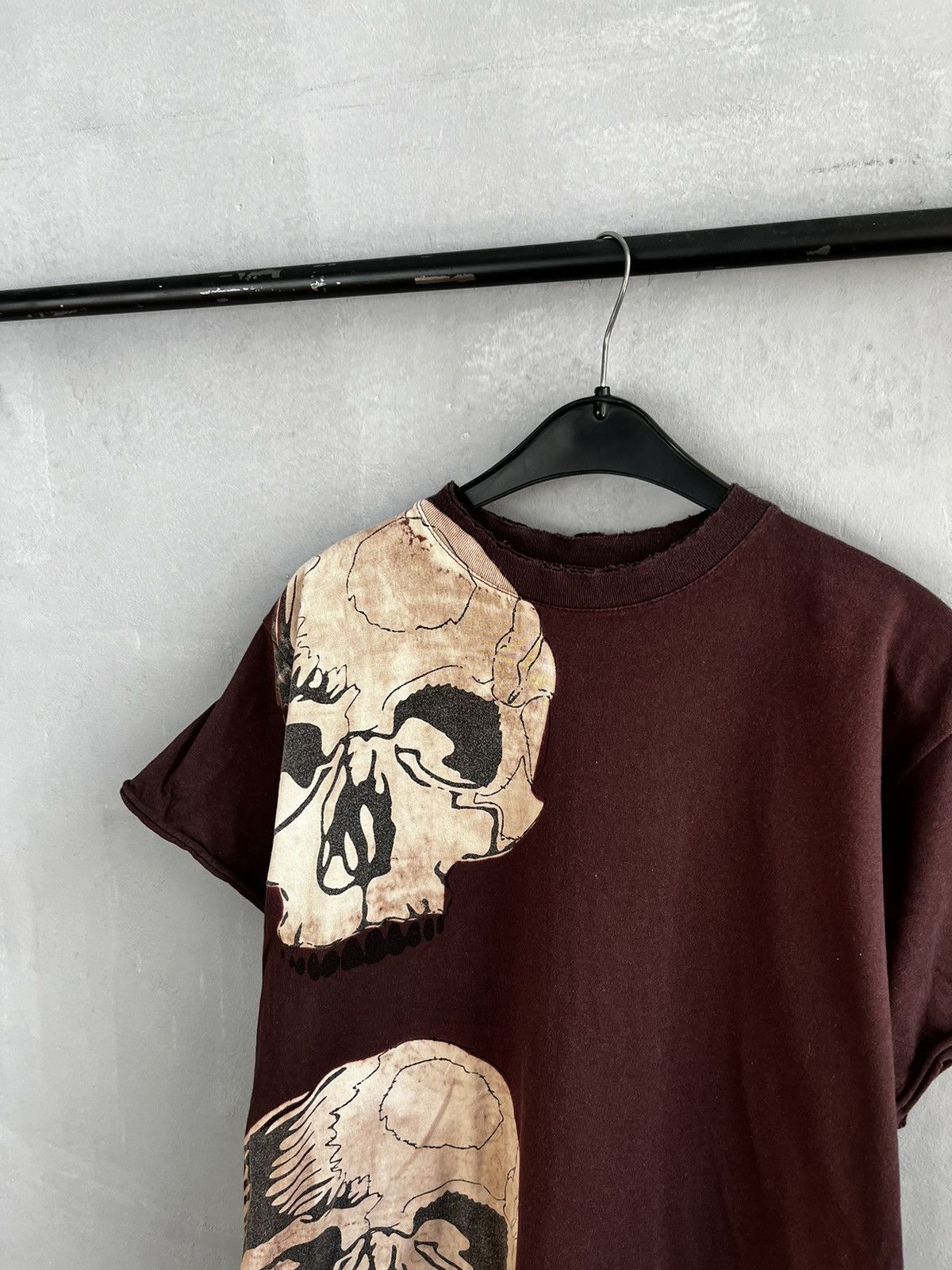 Vintage Buddhist Punk brown skull t shirt Size US M / EU 48-50 / 2 - 11 Thumbnail